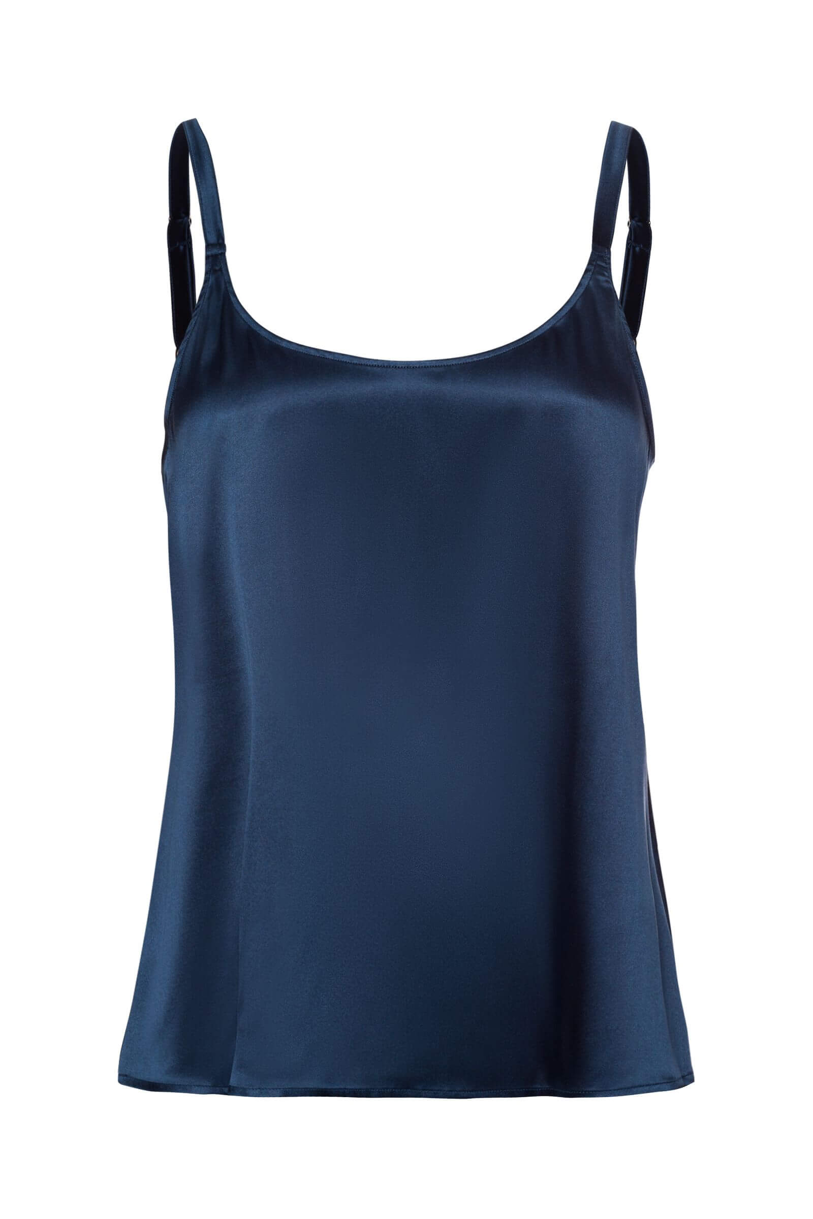 Пижамный топ на тонких бретелях. Цвет Синий (071652)