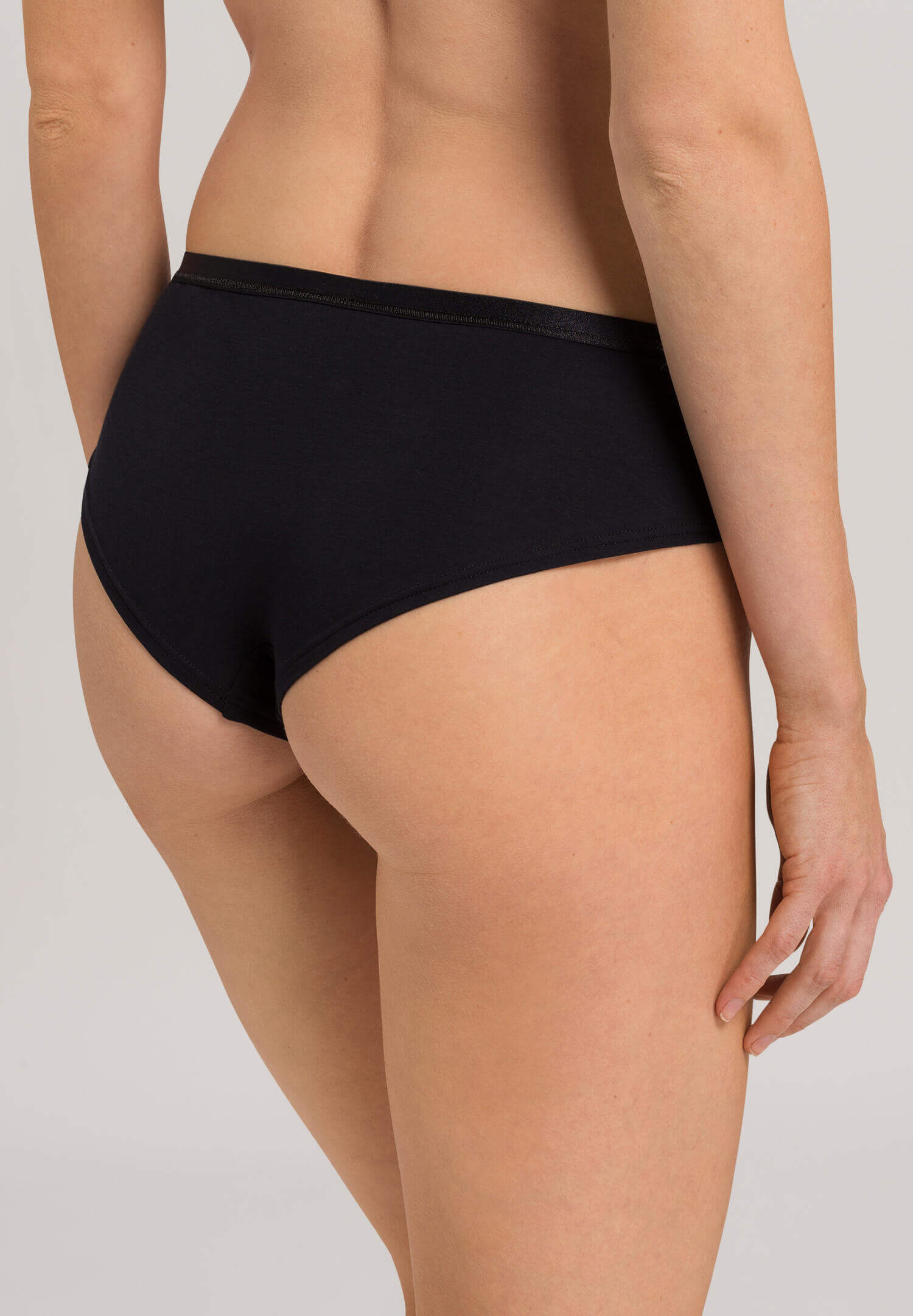 Трусы хипстеры из хлопка пима. Цвет Черный (070019)