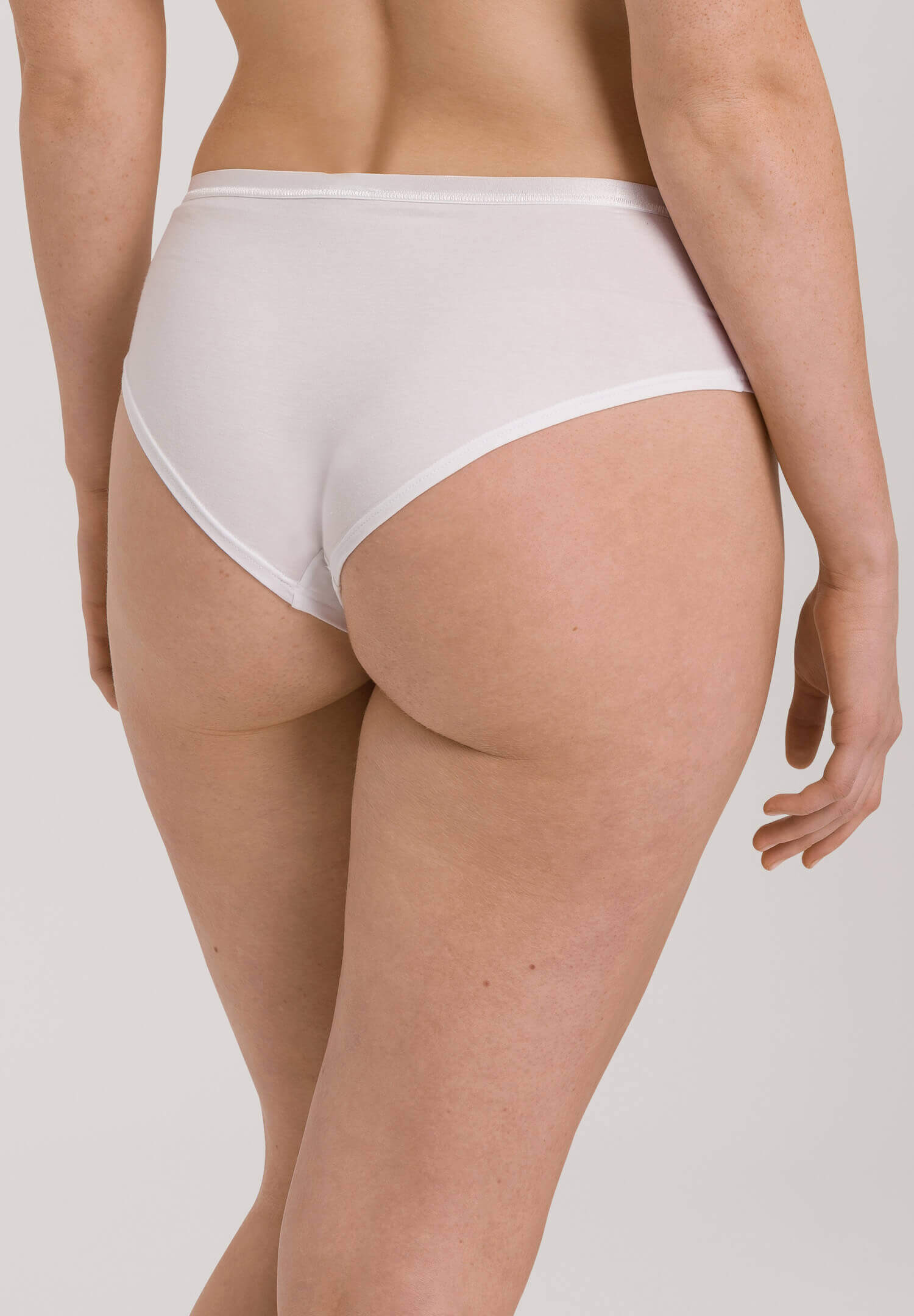 Трусы хипстеры из хлопка пима. Цвет Белый (070101)