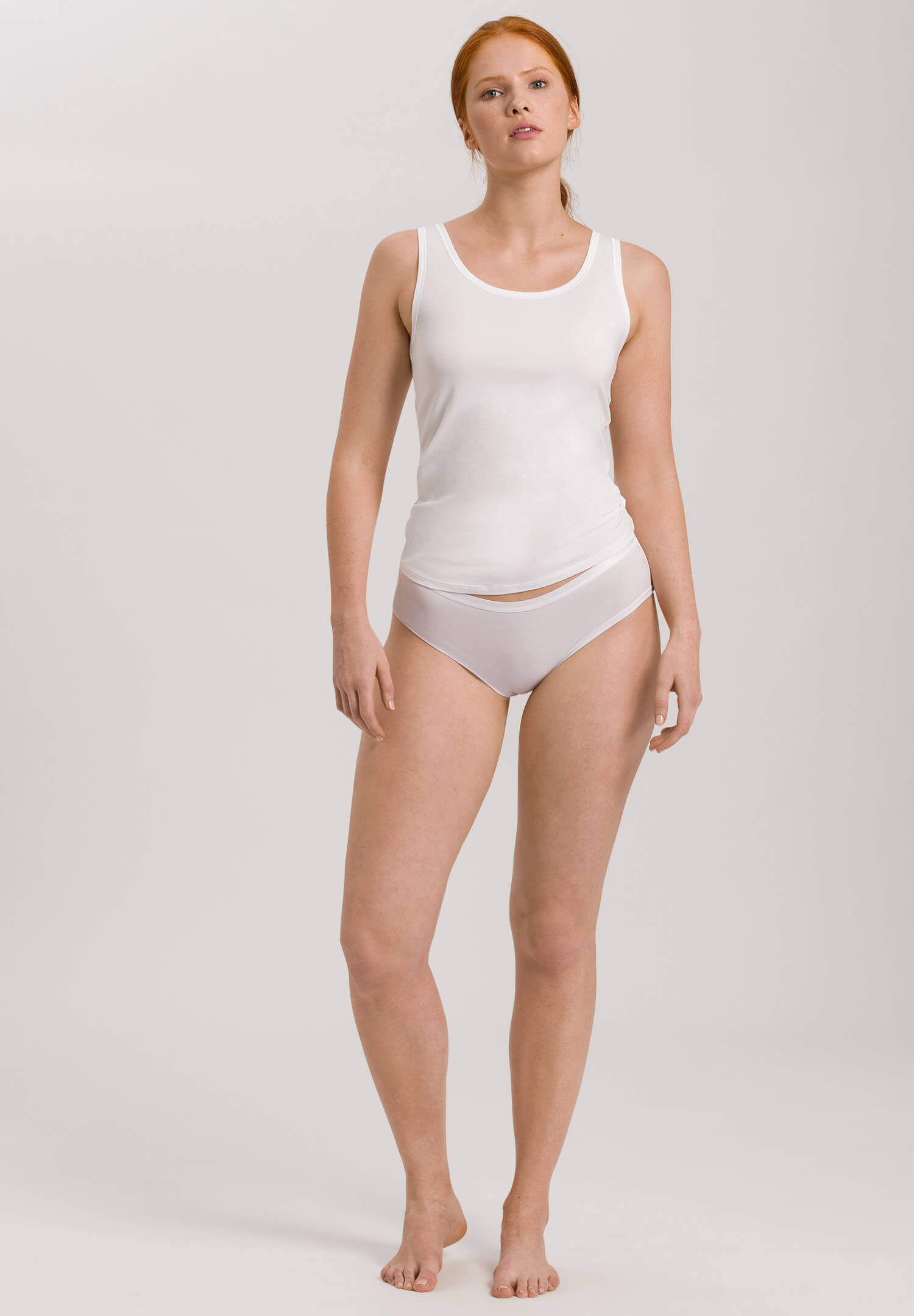 Трусы хипстеры из хлопка пима. Цвет Белый (070101)