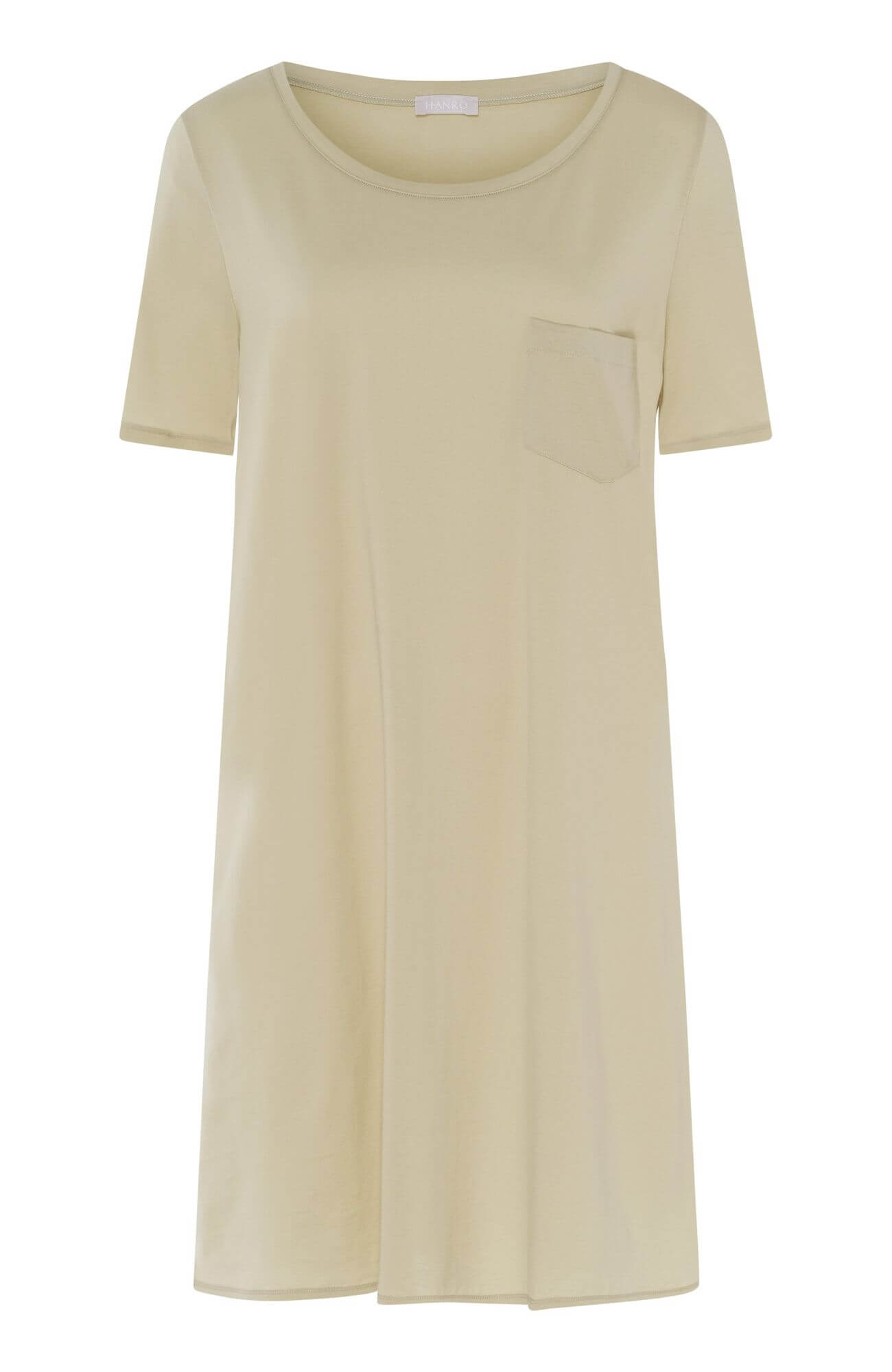 Ночная сорочка из мерсеризованного хлопка. Цвет Оливковый (072720)