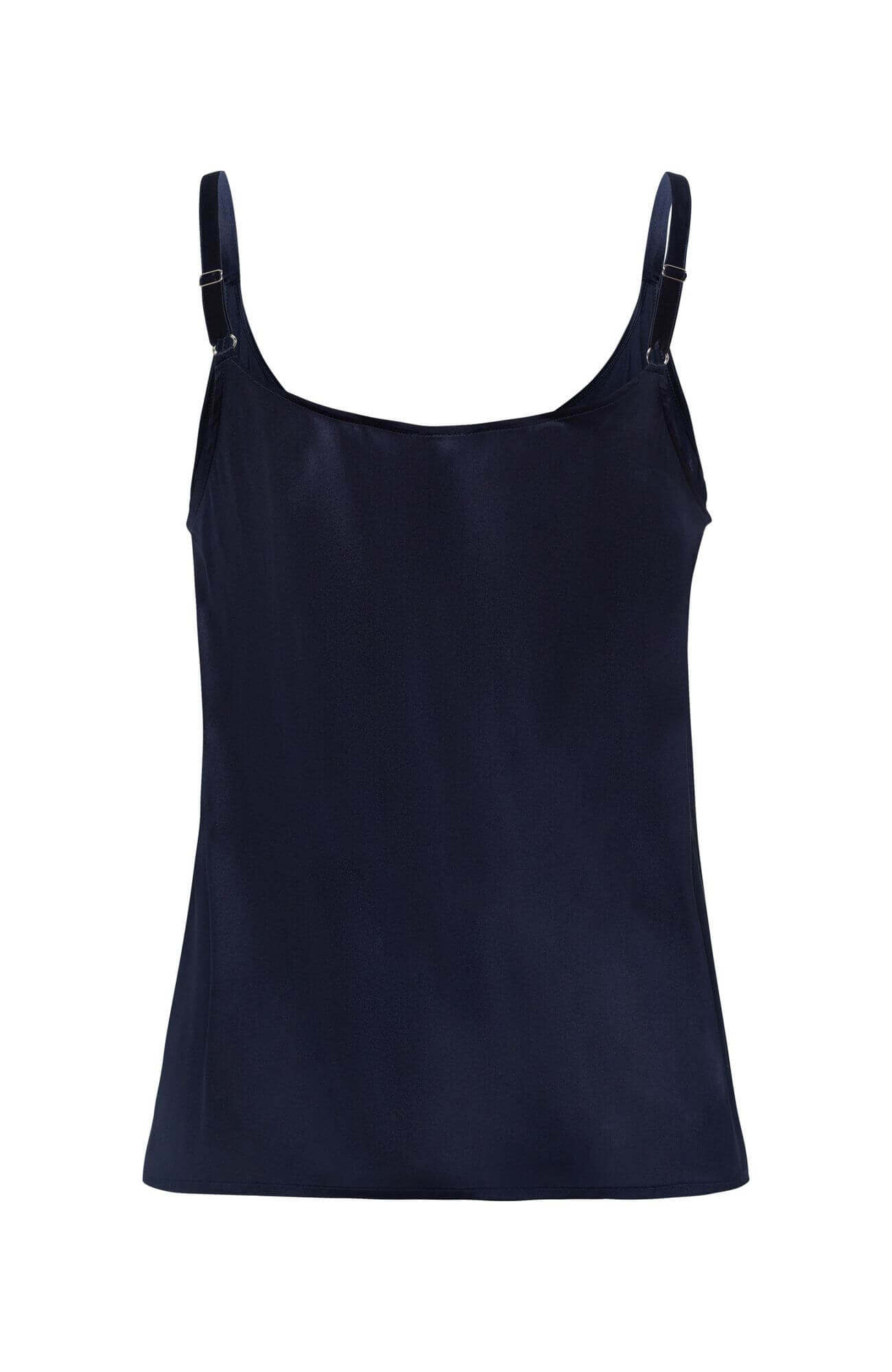 Пижамный топ на тонких бретелях. Цвет Синий (071610)