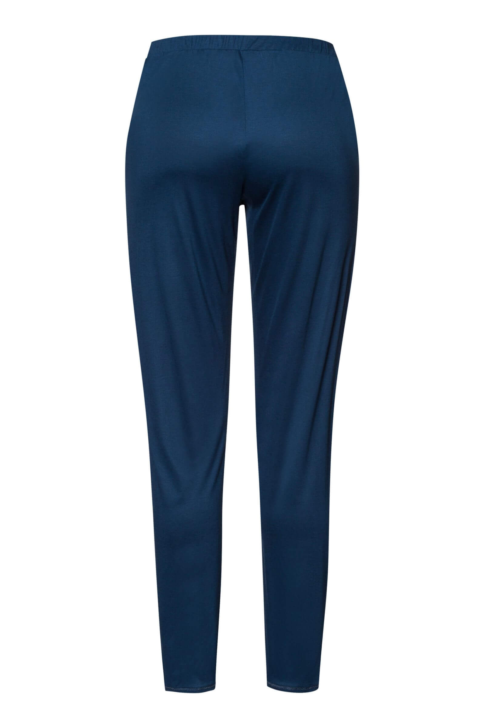 Брюки из микромодала и шелка с разрезами снизу. Цвет Синий (071652)