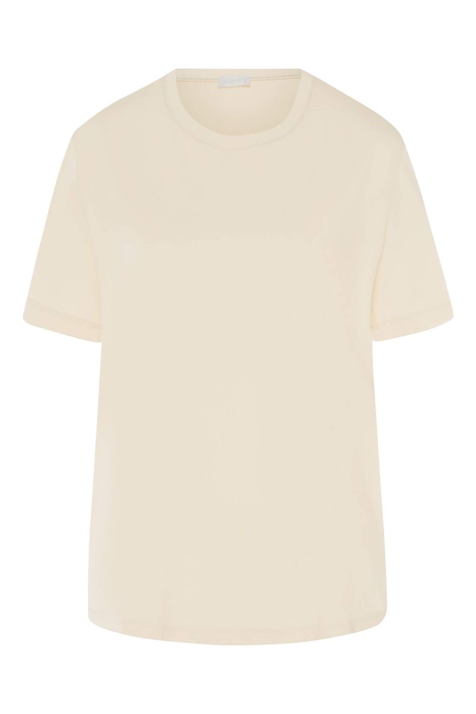 Футболка с круглым вырезом. Цвет Кремовый (071200)