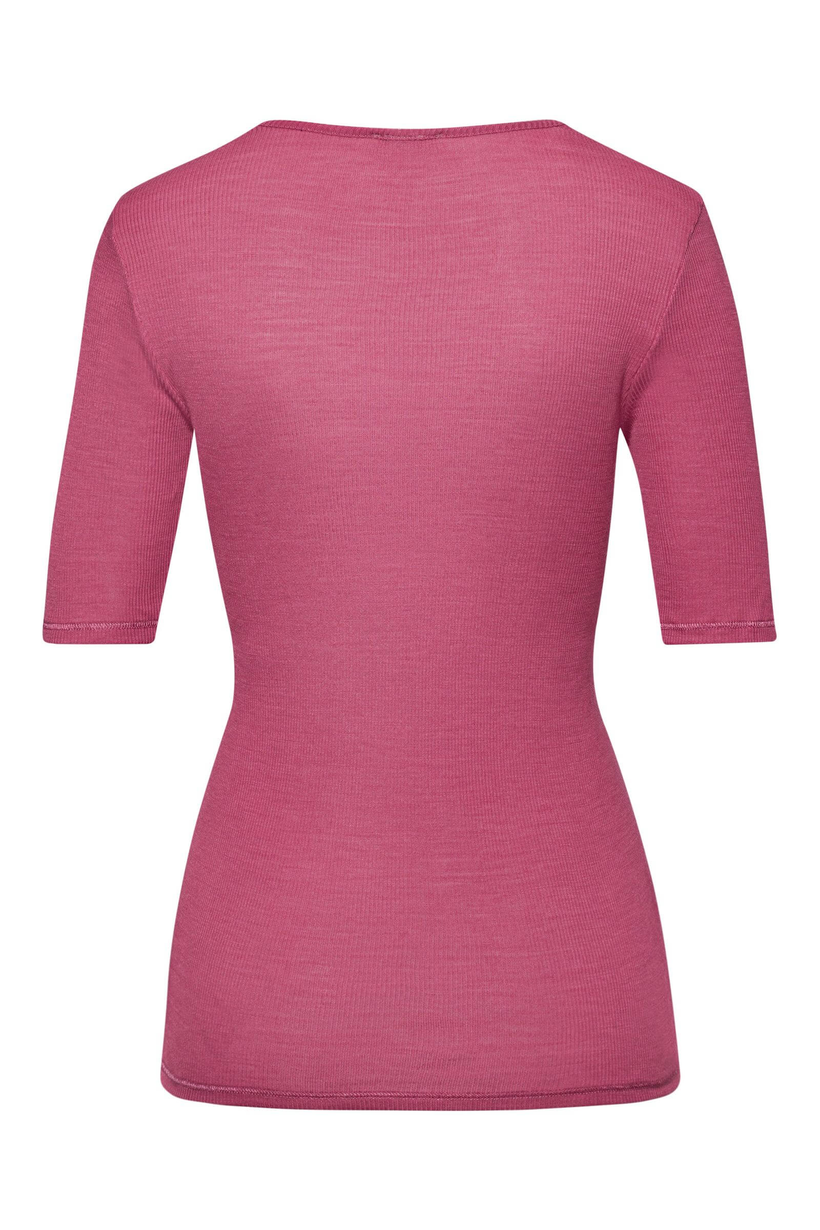 Термофутболка из шерсти мериноса и шелка. Цвет Розовый (072414)