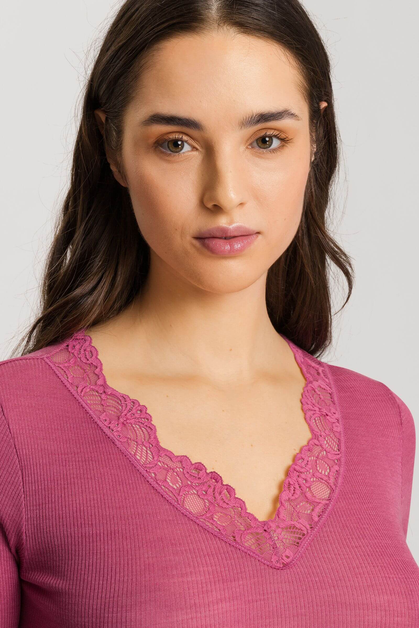 Термофутболка из шерсти мериноса и шелка. Цвет Розовый (072414)