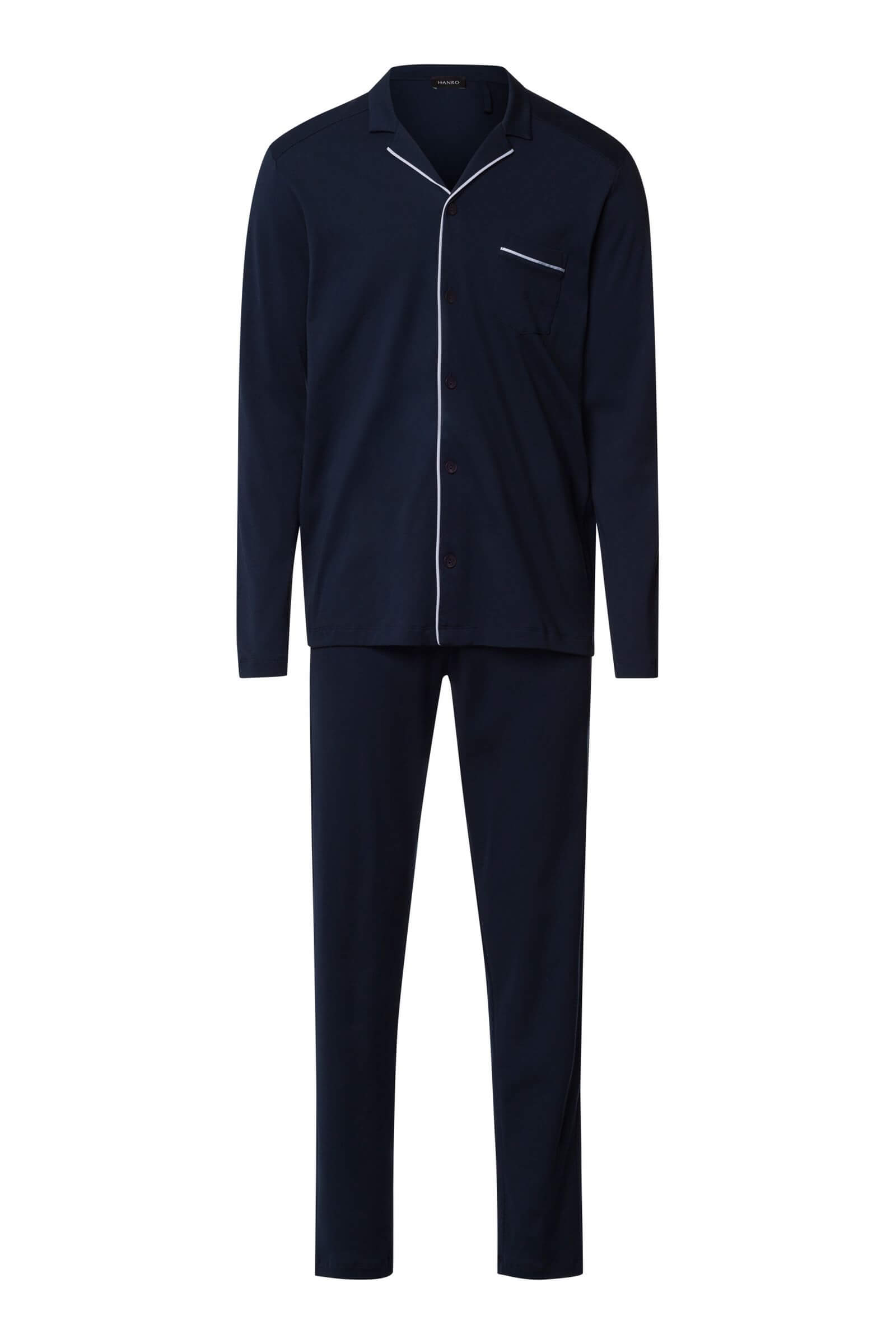 Пижама с длинным рукавом. Цвет Синий (071610)