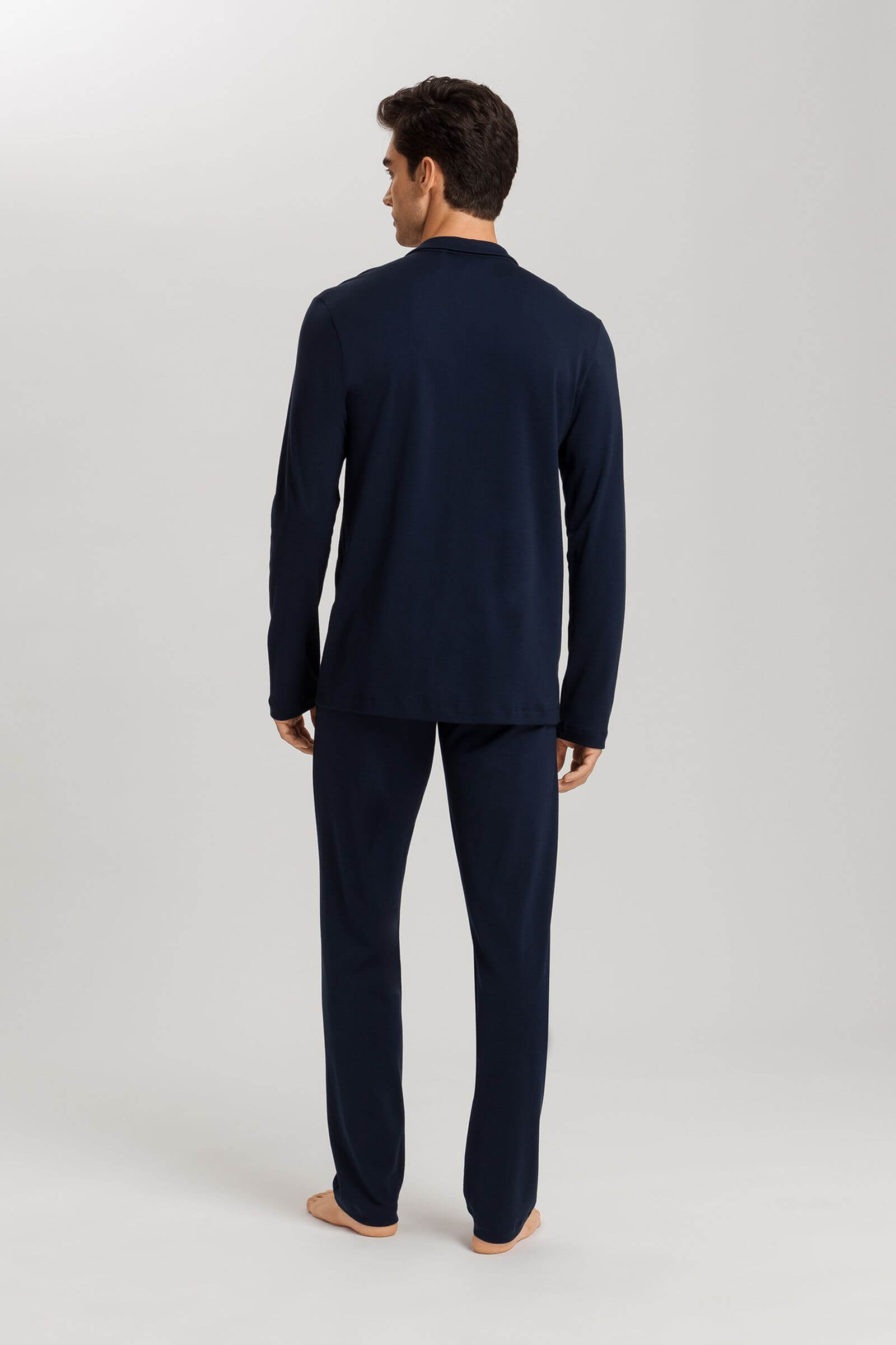 Пижама с длинным рукавом. Цвет Синий (071610)