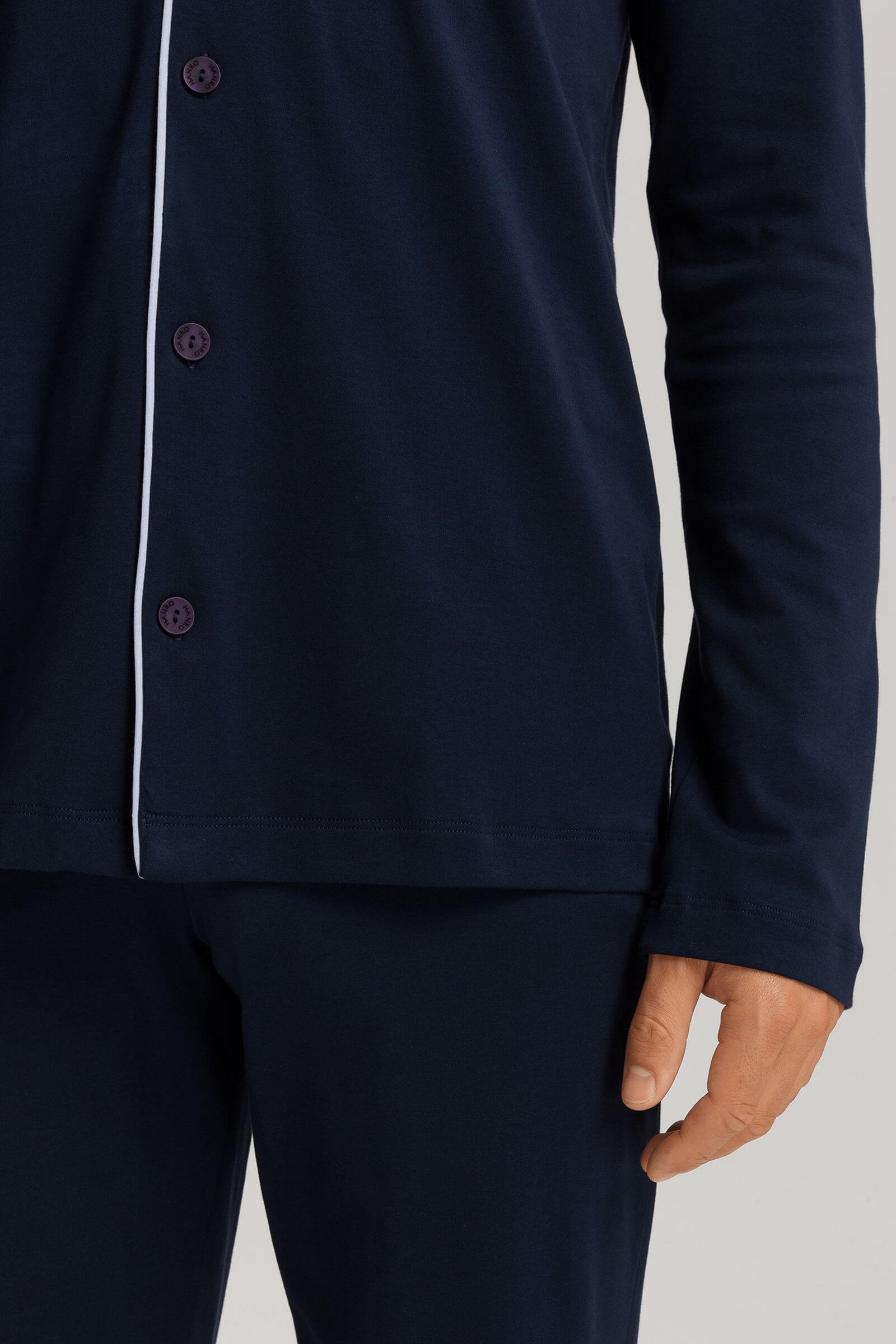 Пижама с длинным рукавом. Цвет Синий (071610)