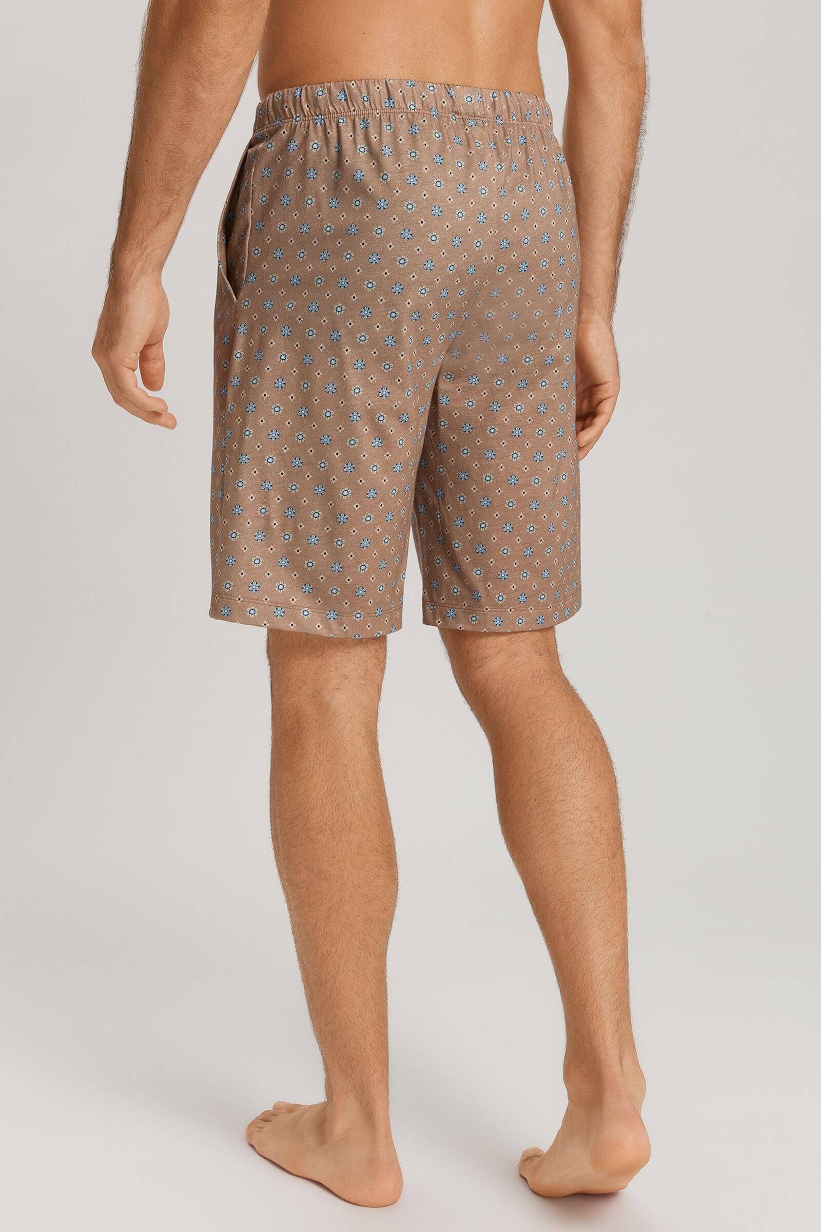 Шорты с акварельным принтом. Цвет Бежевый (073002)