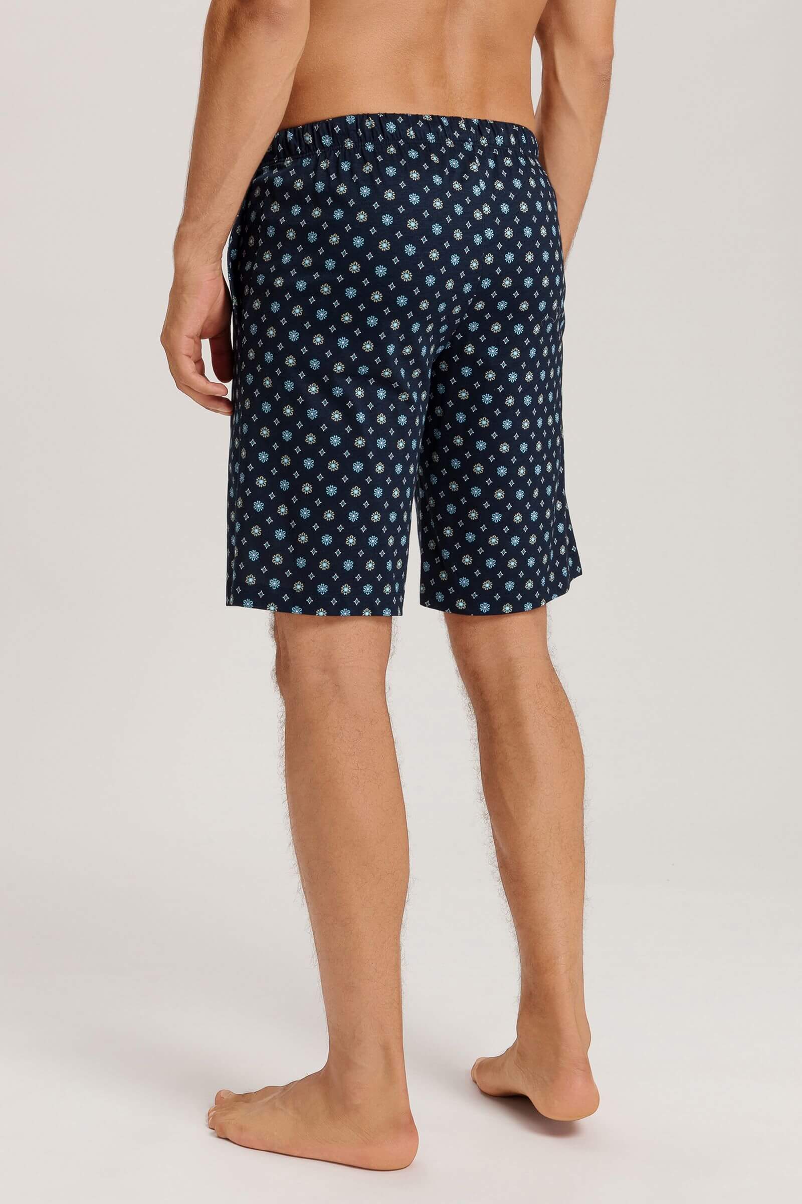 Шорты с акварельным принтом. Цвет Синий (073003)