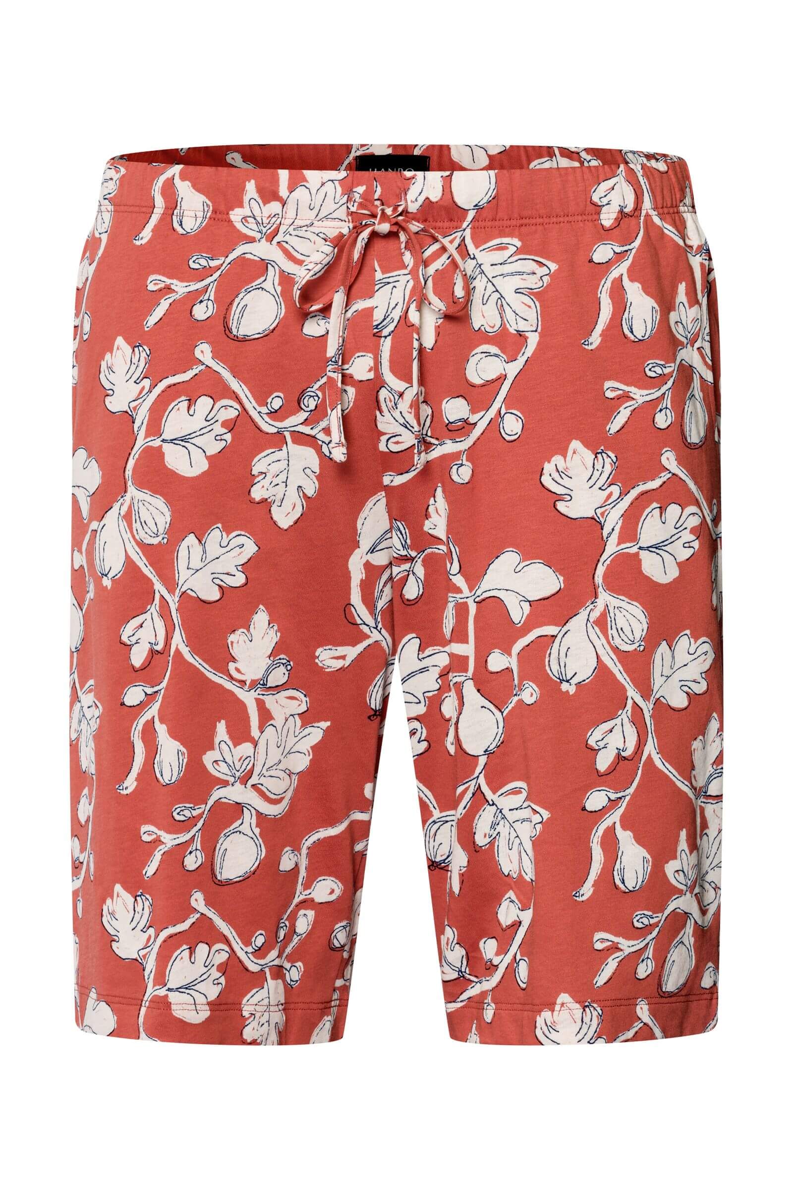 Шорты с акварельным принтом. Цвет Красный (073004)