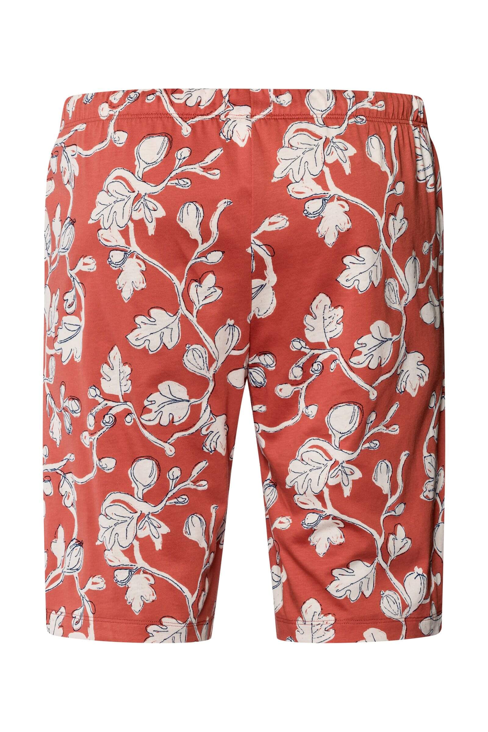 Шорты с акварельным принтом. Цвет Красный (073004)