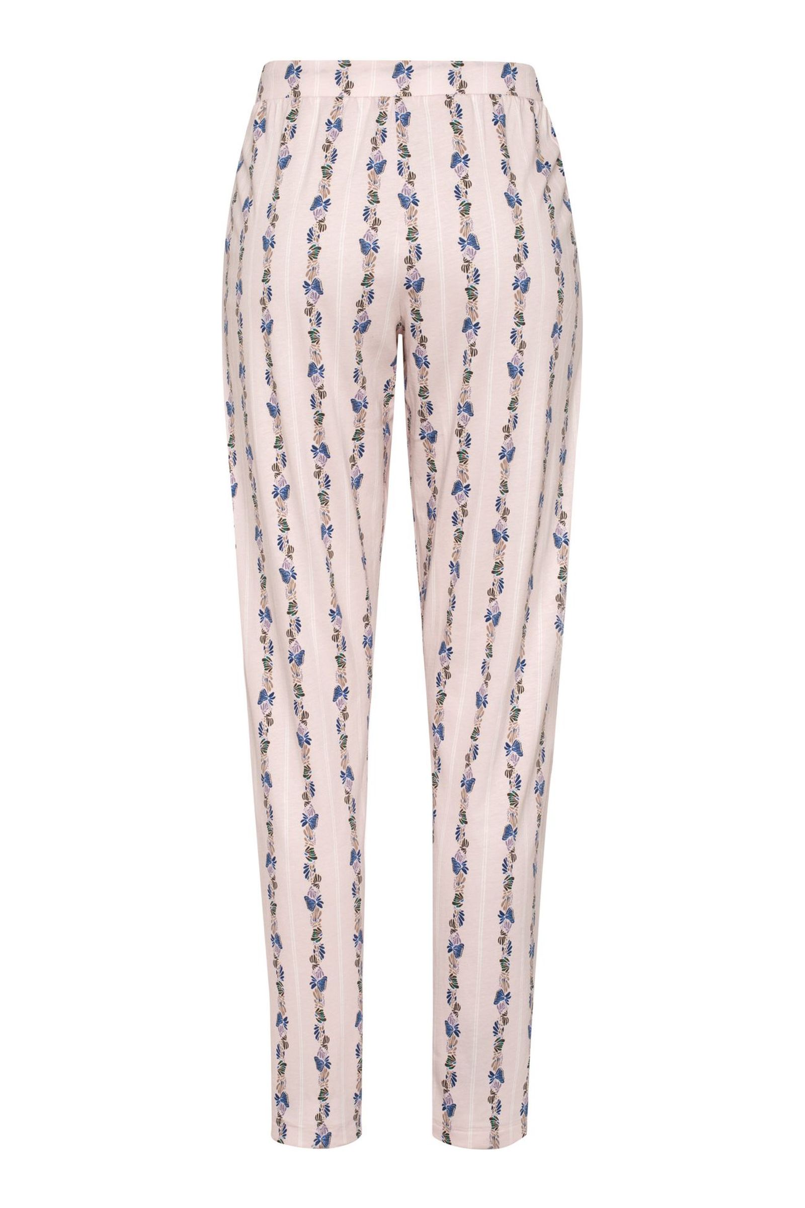 Пижамные брюки из хлопка и модала. Цвет Пудровый (2391)