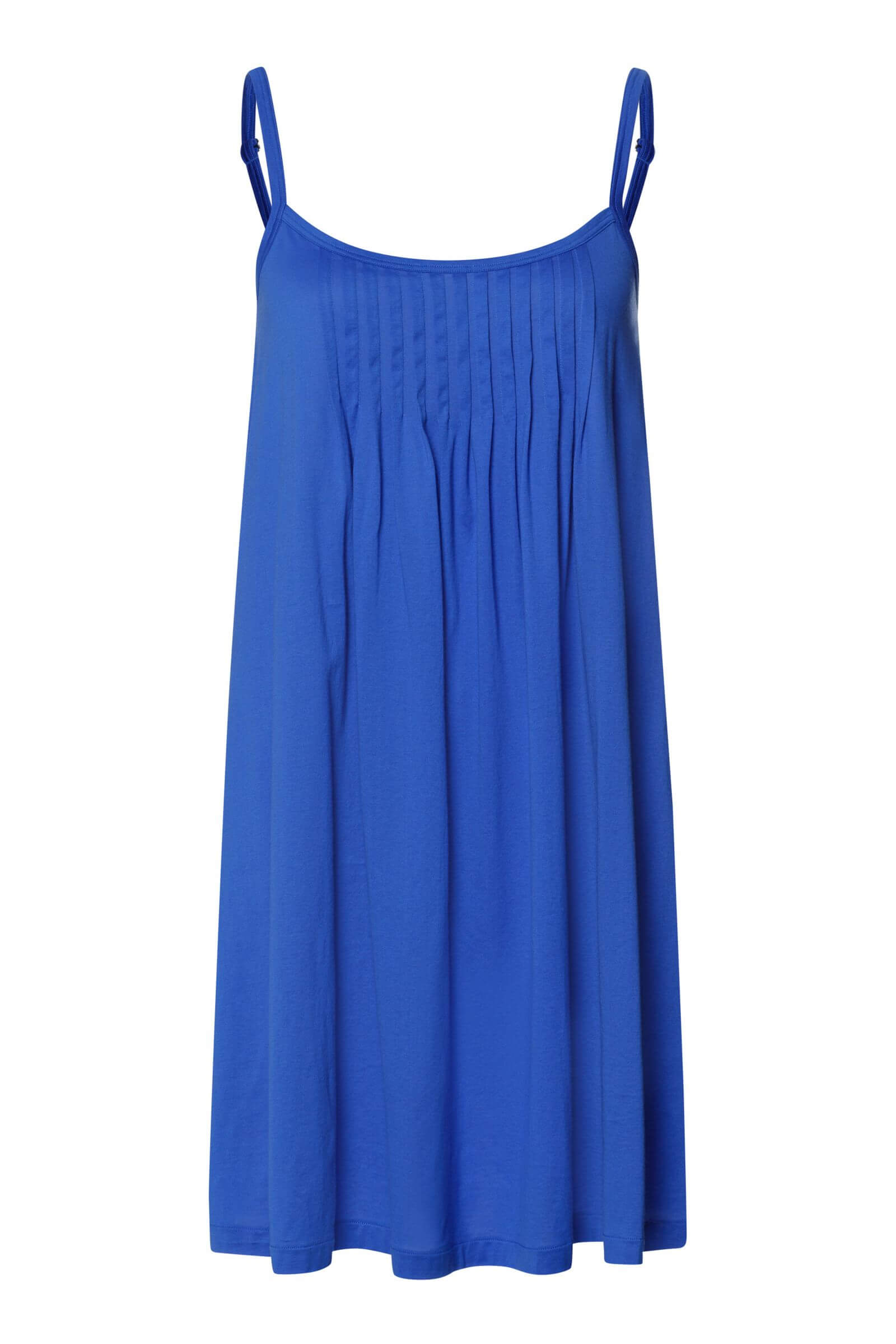 Ночная сорочка на тонких бретелях. Цвет Синий (071584)