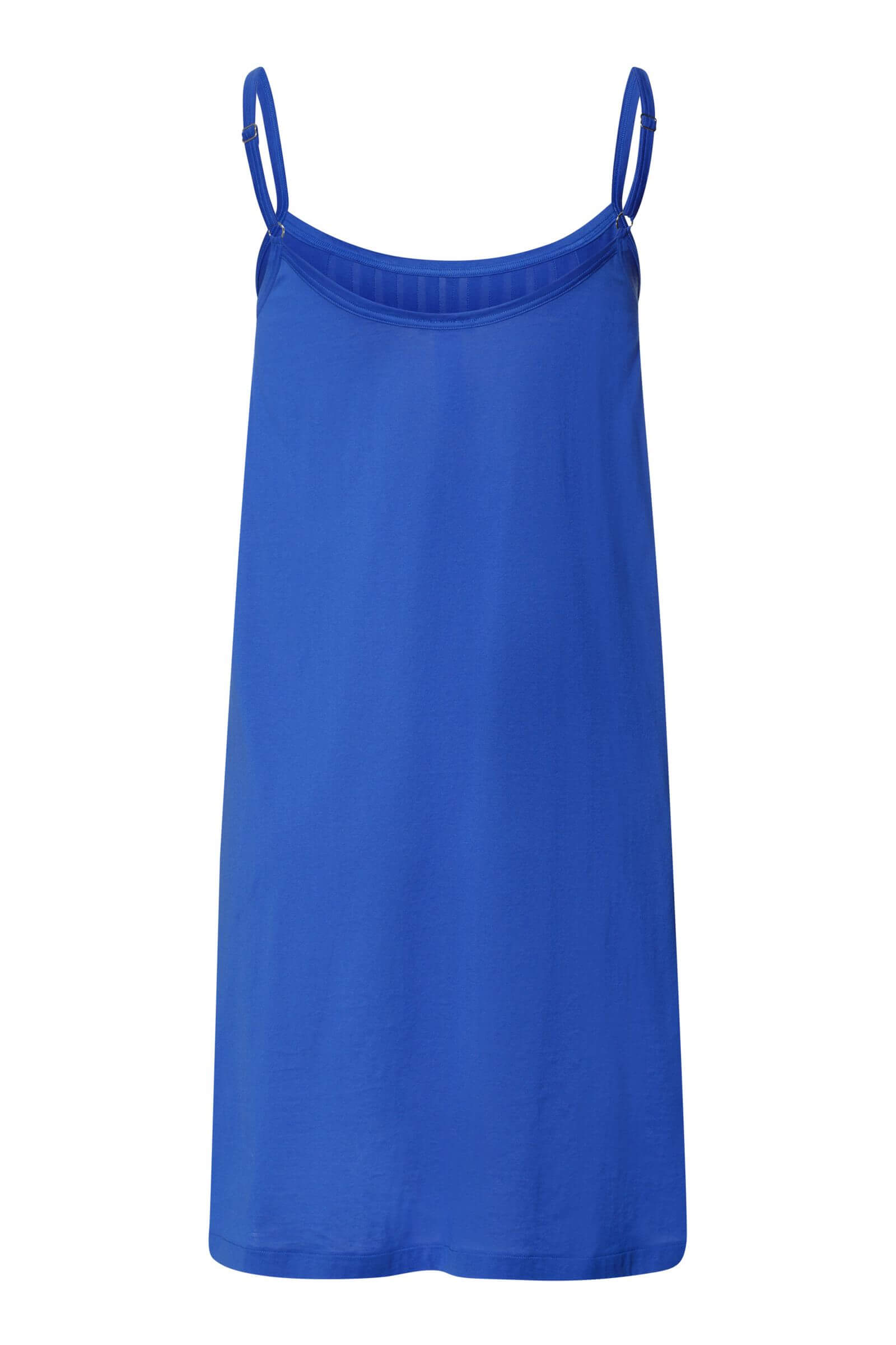 Ночная сорочка на тонких бретелях. Цвет Синий (071584)