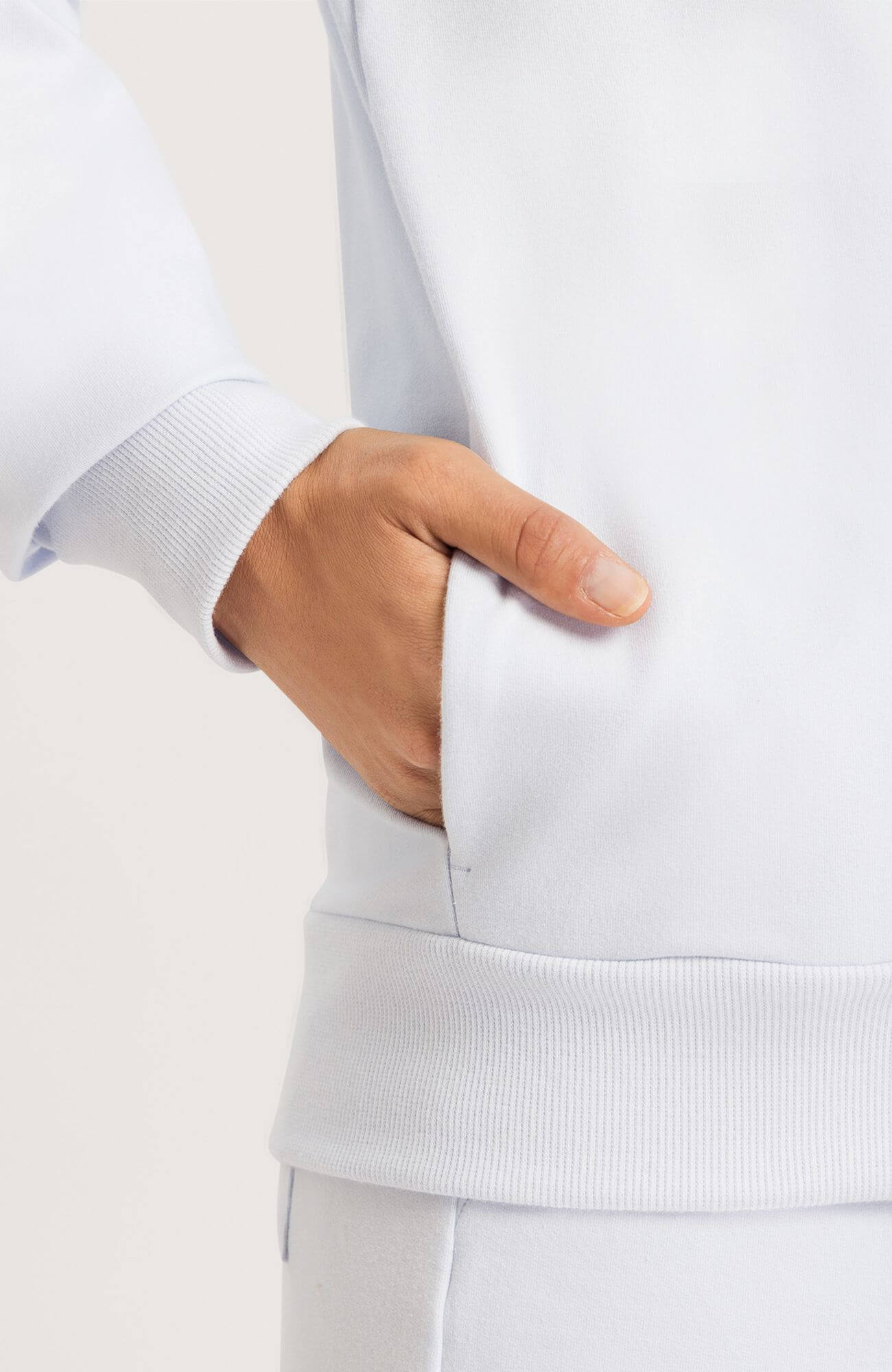 Толстовка с капюшоном. Цвет Голубой (072512)