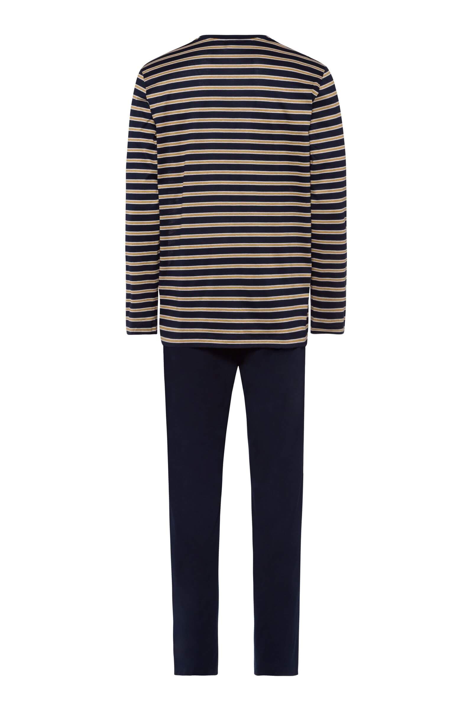 Хлопковая пижама с брюками. Цвет Черный (072019)