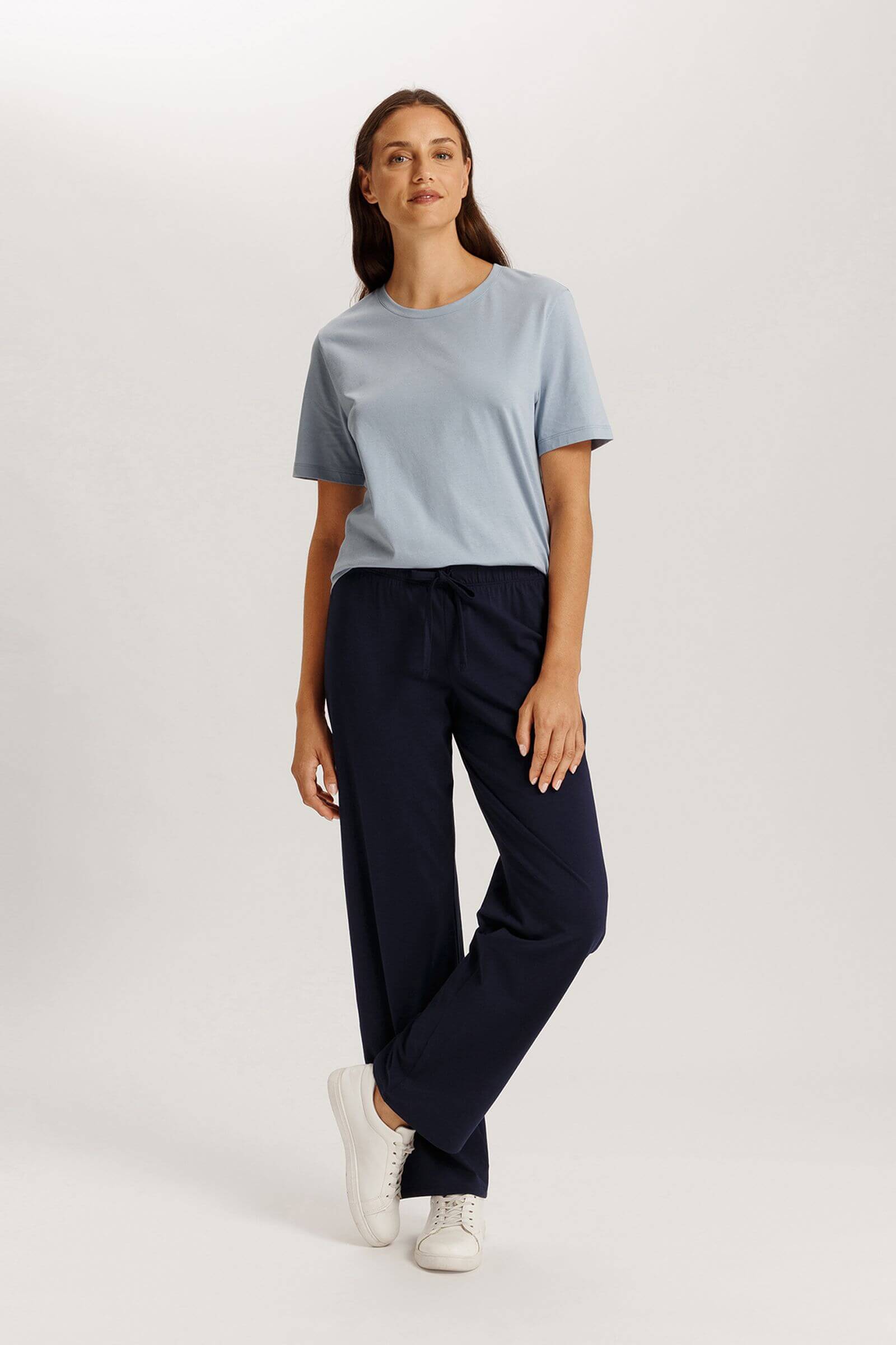 Футболка с круглым вырезом. Цвет Голубой (072622)