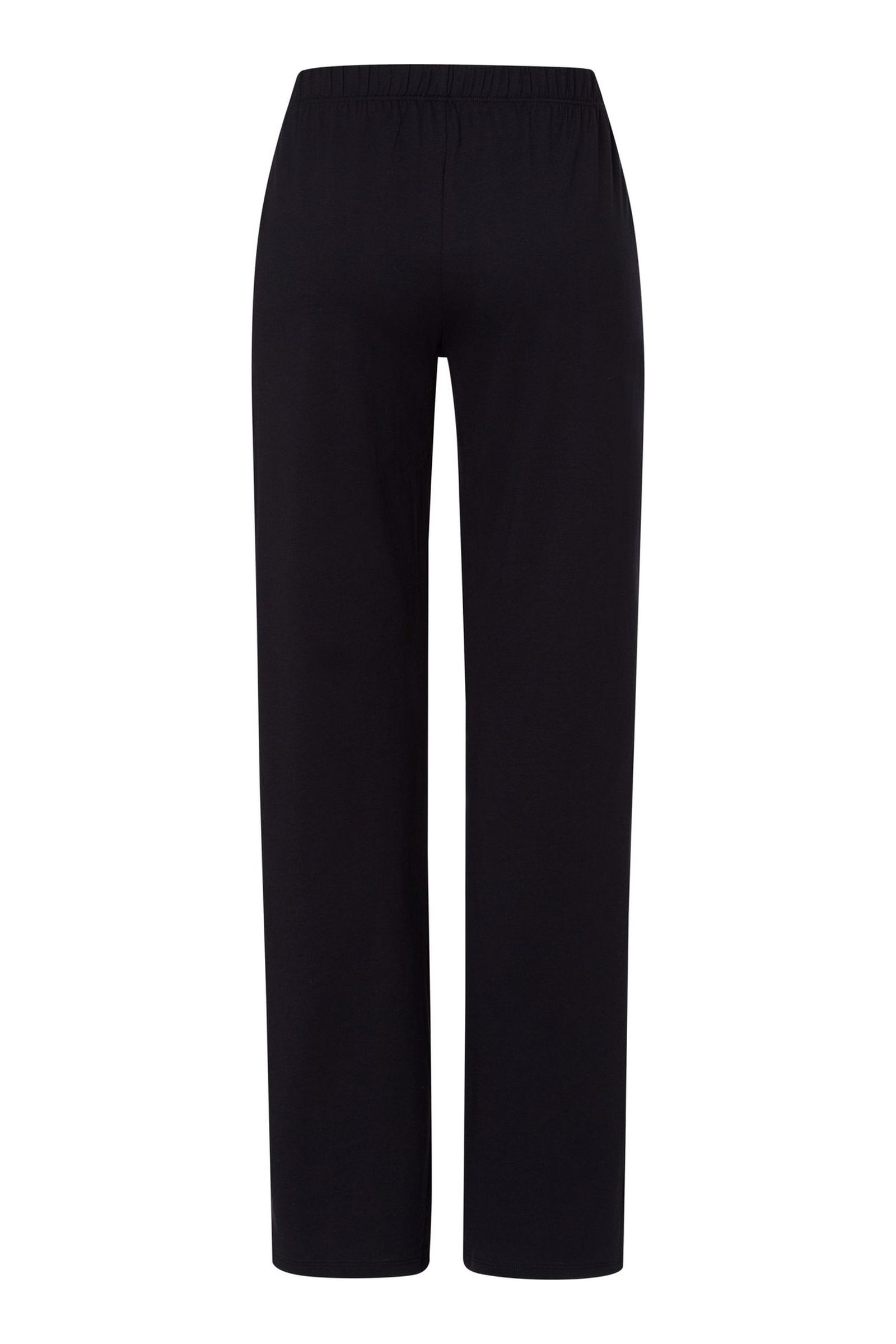 Хлопковые брюки на резинке и завязках. Цвет Черный (070019)