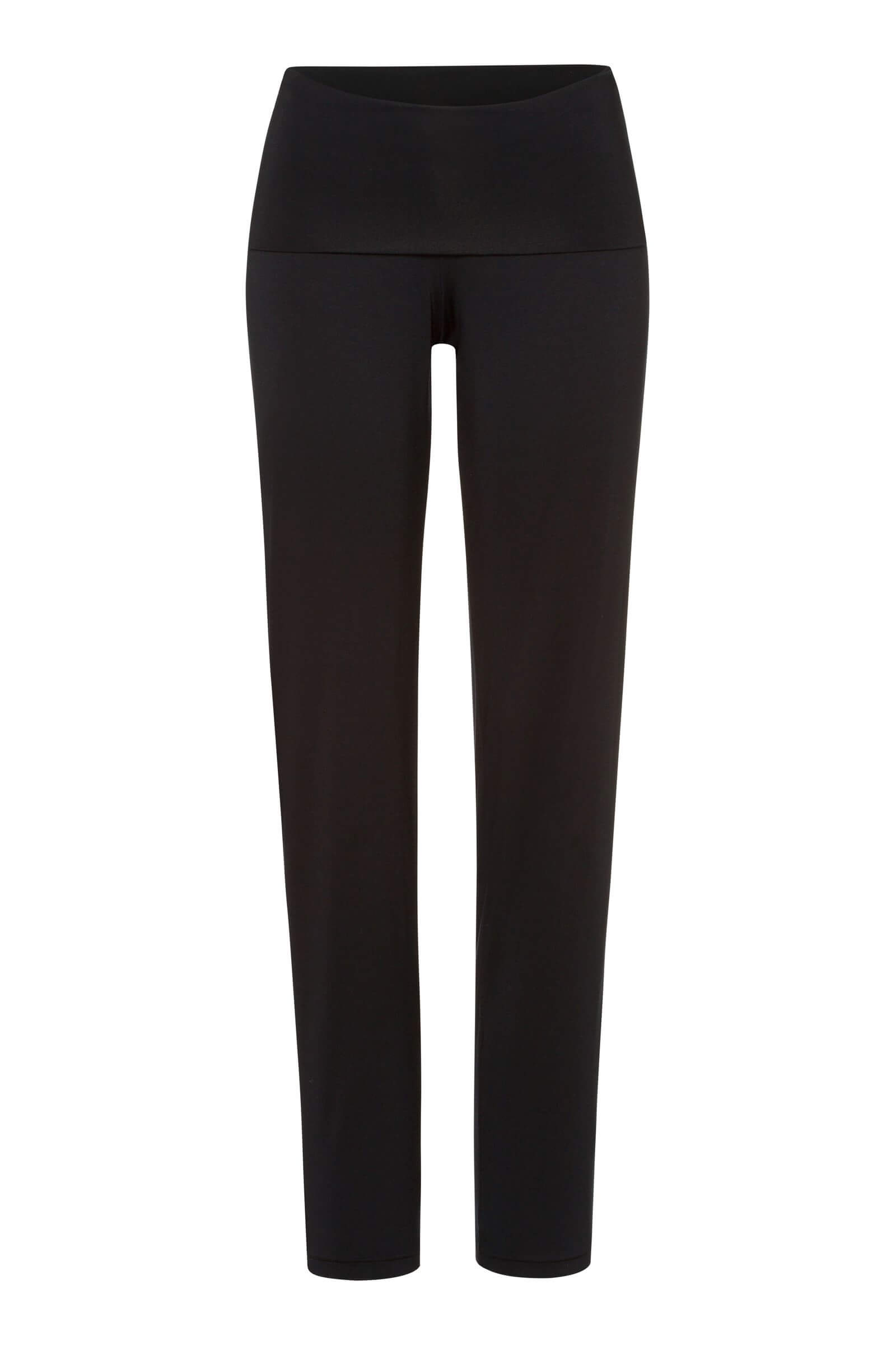 Длинные брюки с завышенной посадкой. Цвет Черный (072199)