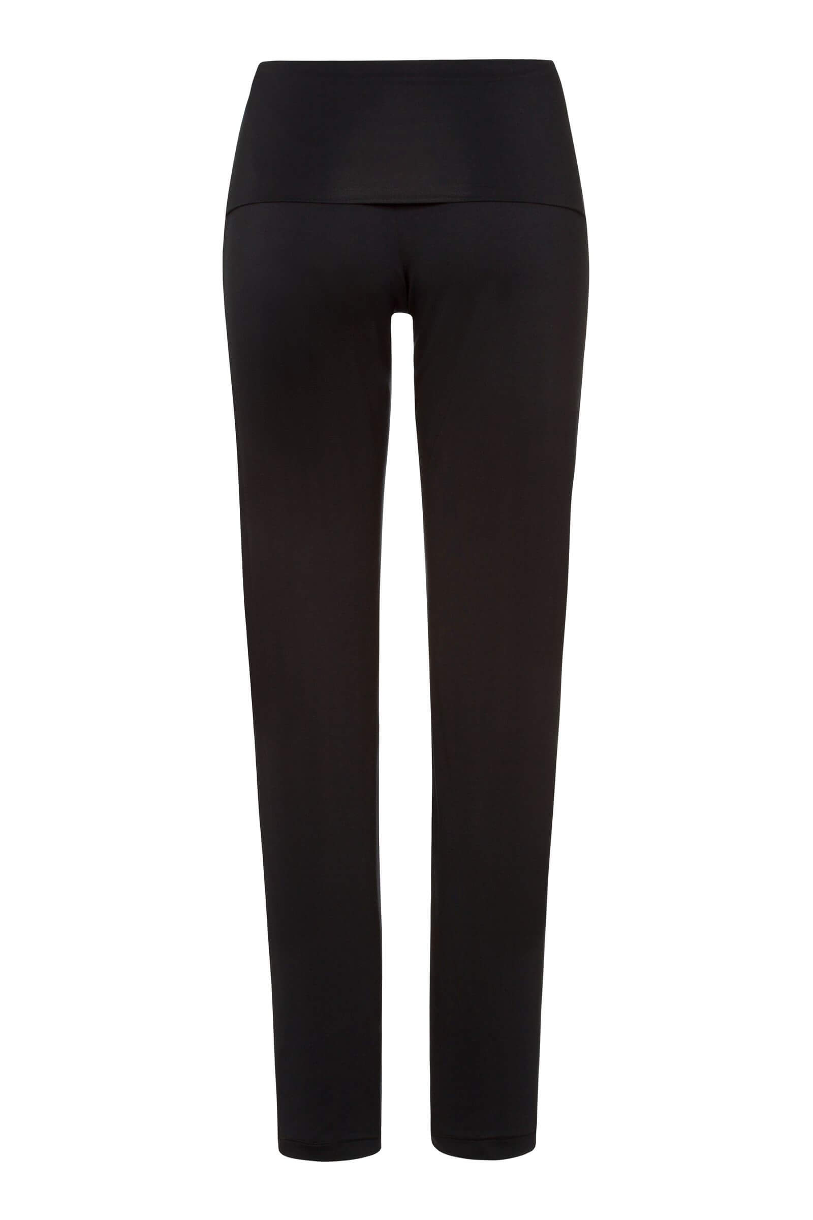 Длинные брюки с завышенной посадкой. Цвет Черный (072199)