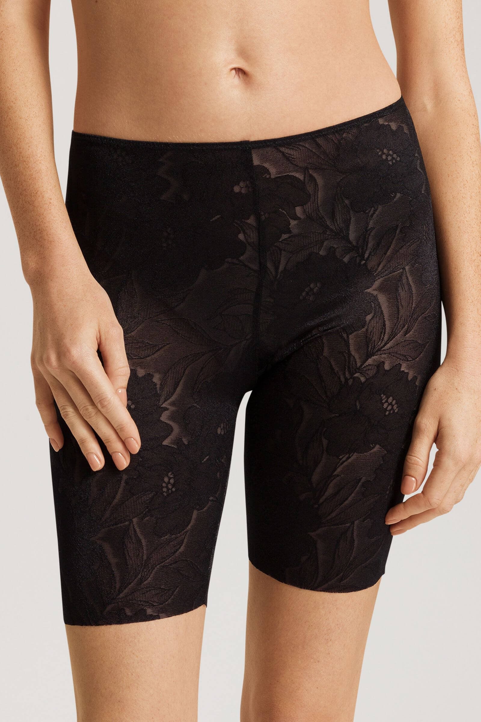 Панталоны с цветочным узором. Цвет Черный (072199)