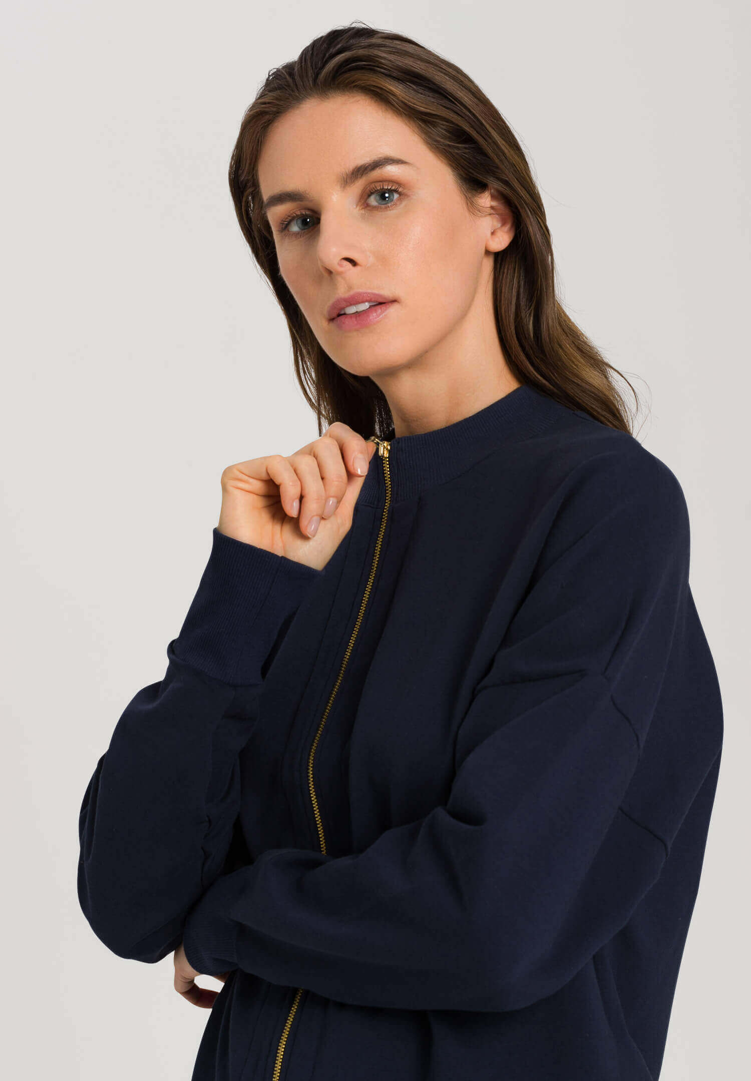 Толстовка из органического хлопка. Цвет Синий (071610)