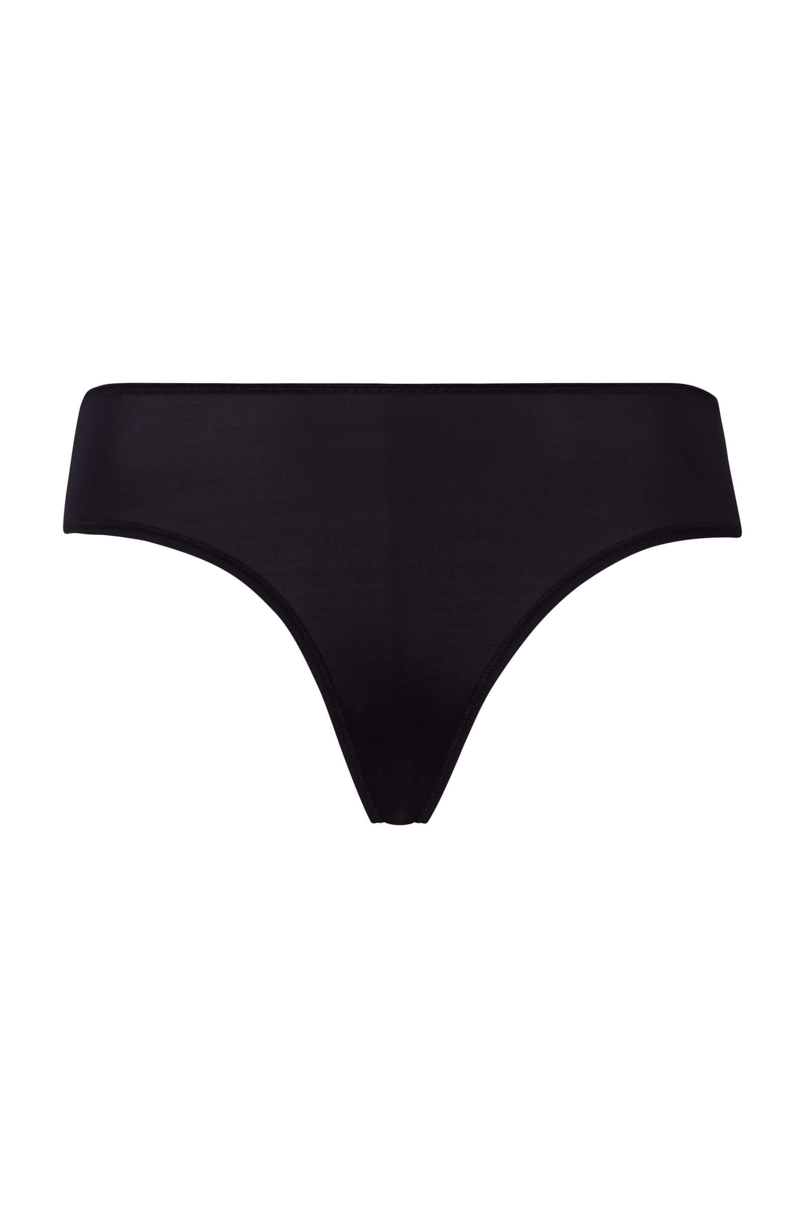 Трусы слипы из шелковистой вискозы. Цвет Черный (070019)