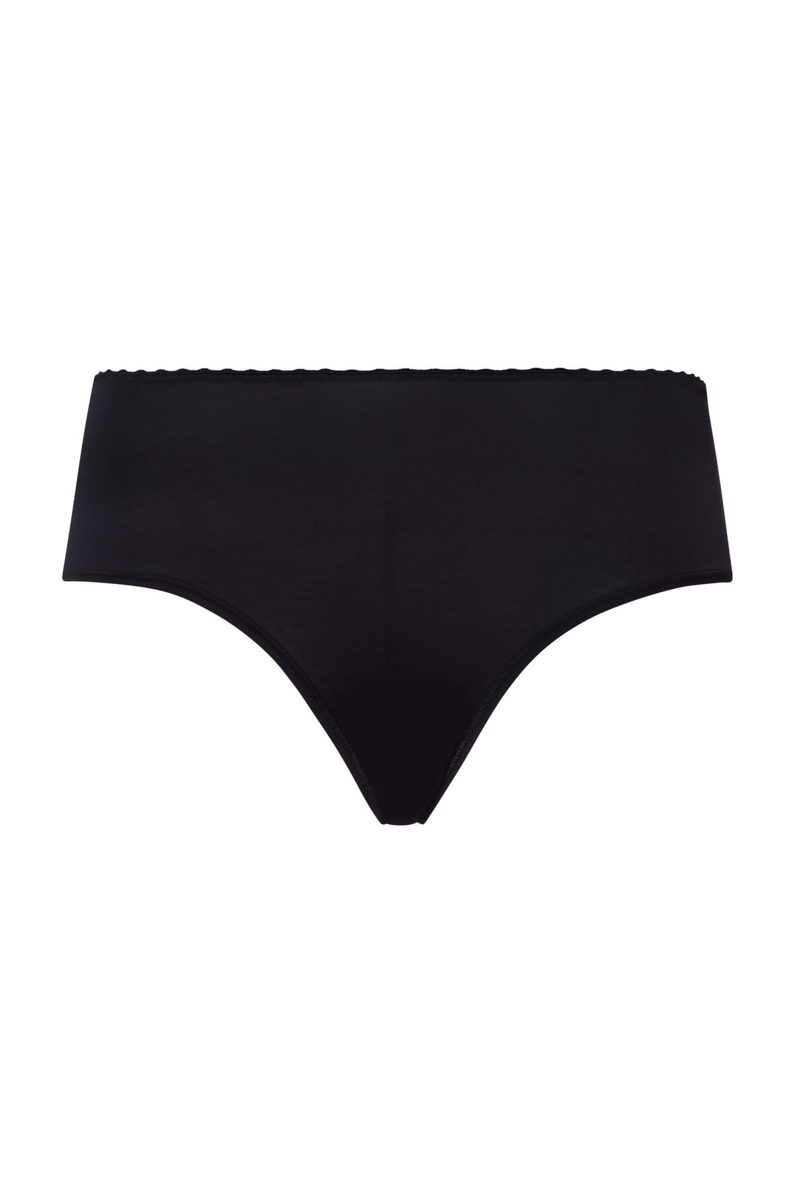 Трусы хипстеры из шелковистой вискозы. Цвет Черный (070019)