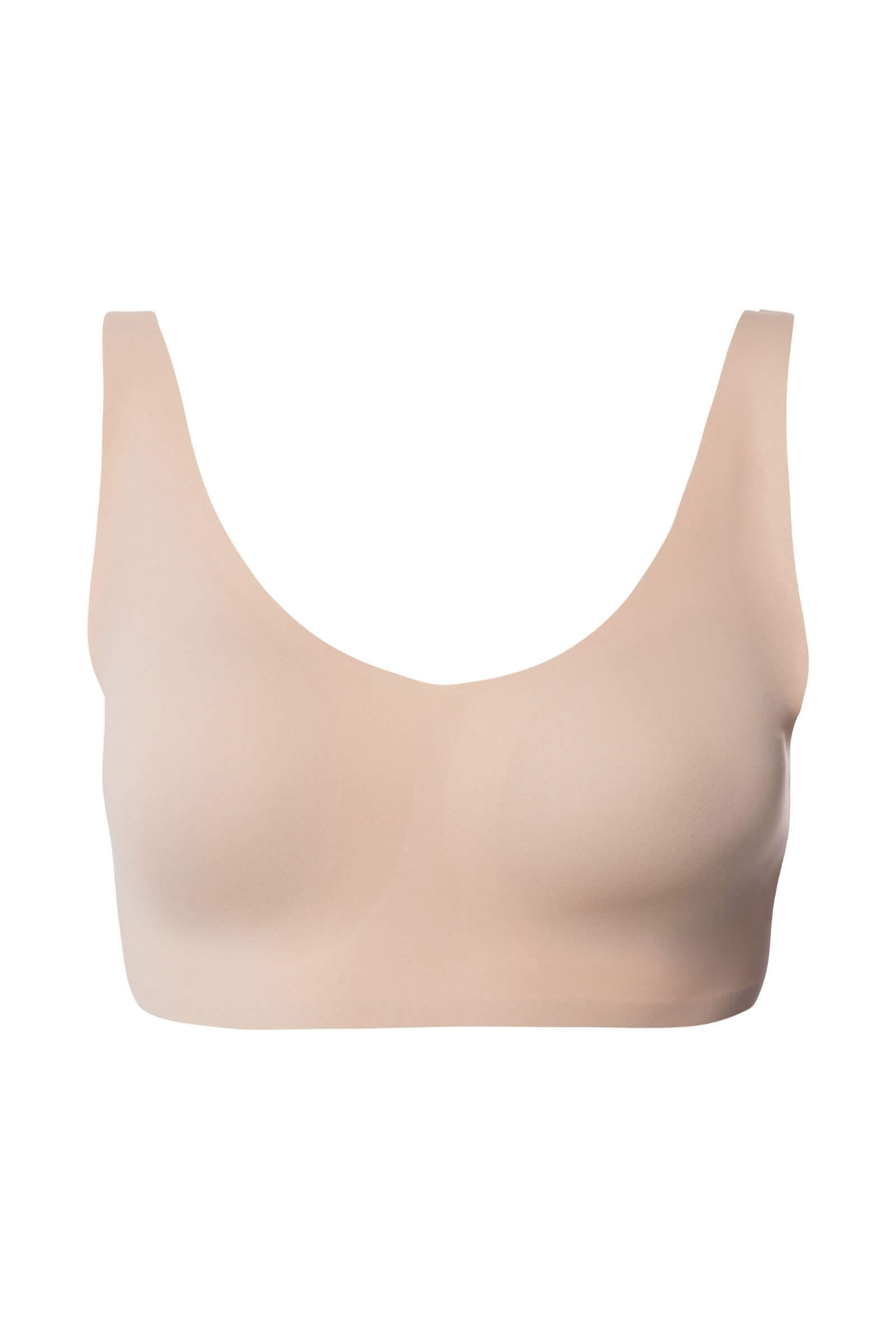 Бесшовный бюстгальтер со съемными вкладышами. Цвет Бежевый (070274)