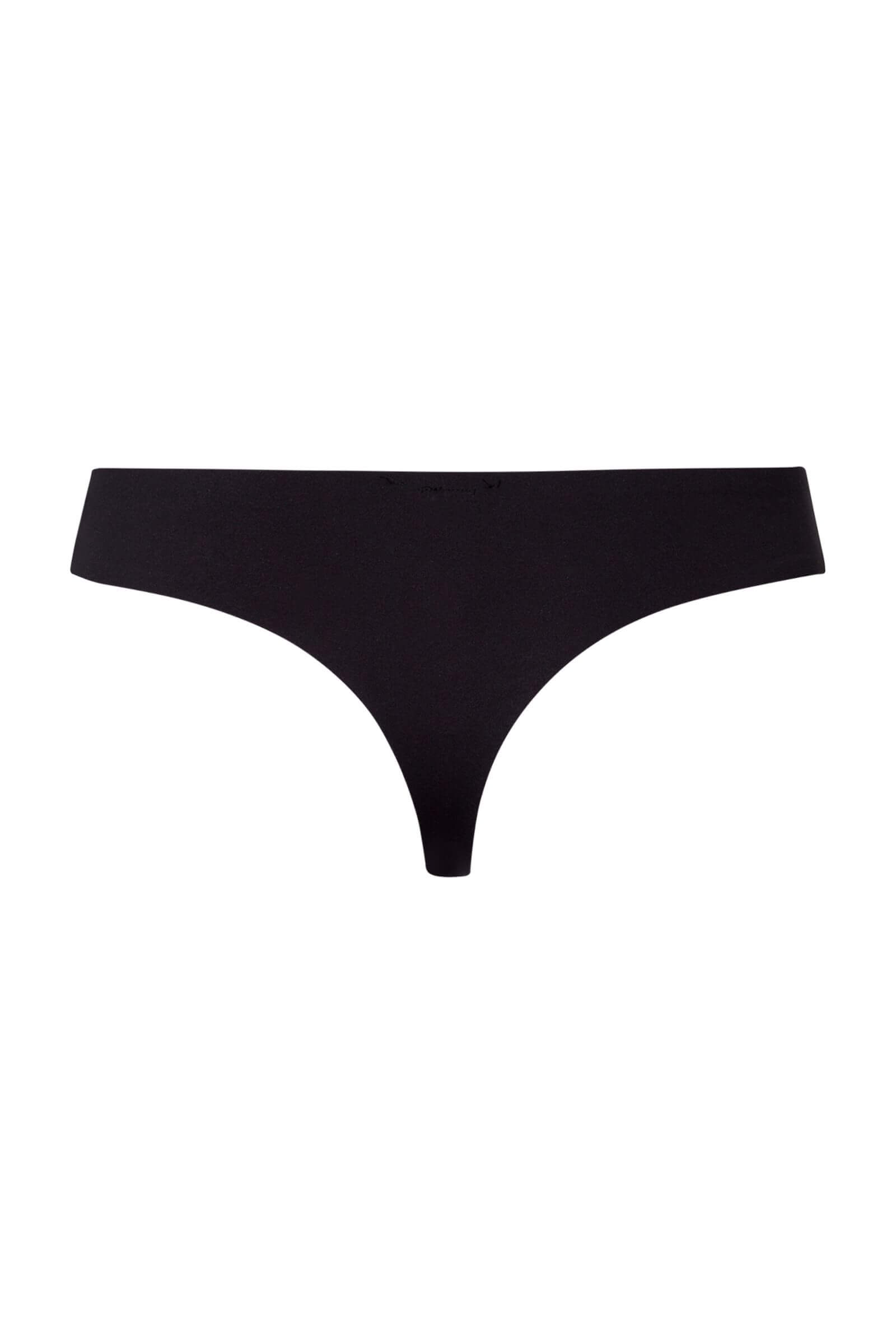 Бесшовные трусы танга. Цвет Черный (070019)