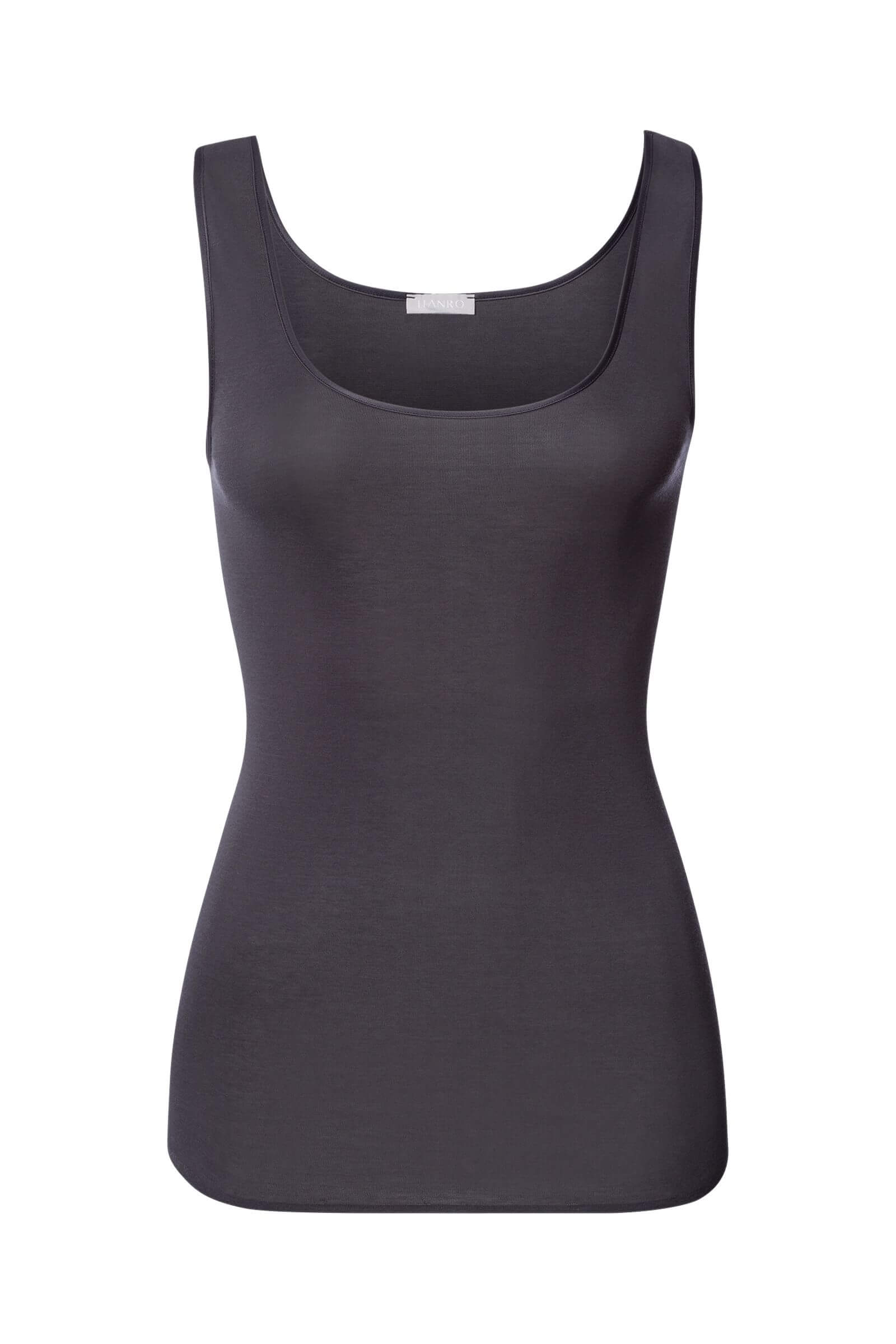 Бесшовная майка из мерсеризованного хлопка. Цвет Серый (072183)