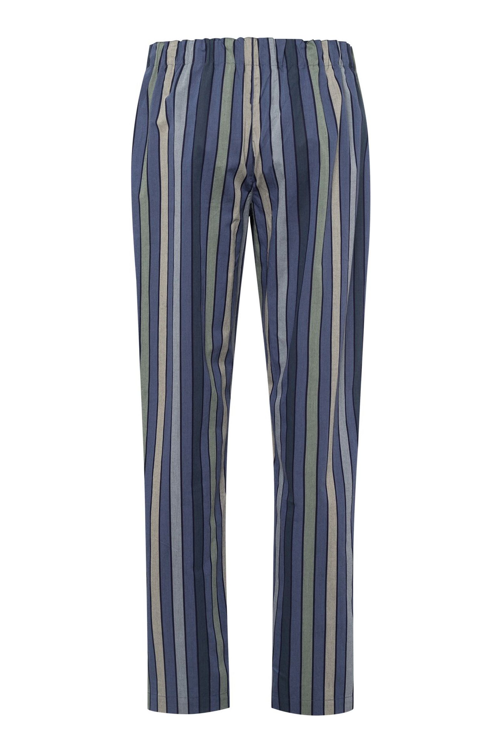 Пижамные брюки из 100% хлопка. Цвет Синий (072384)