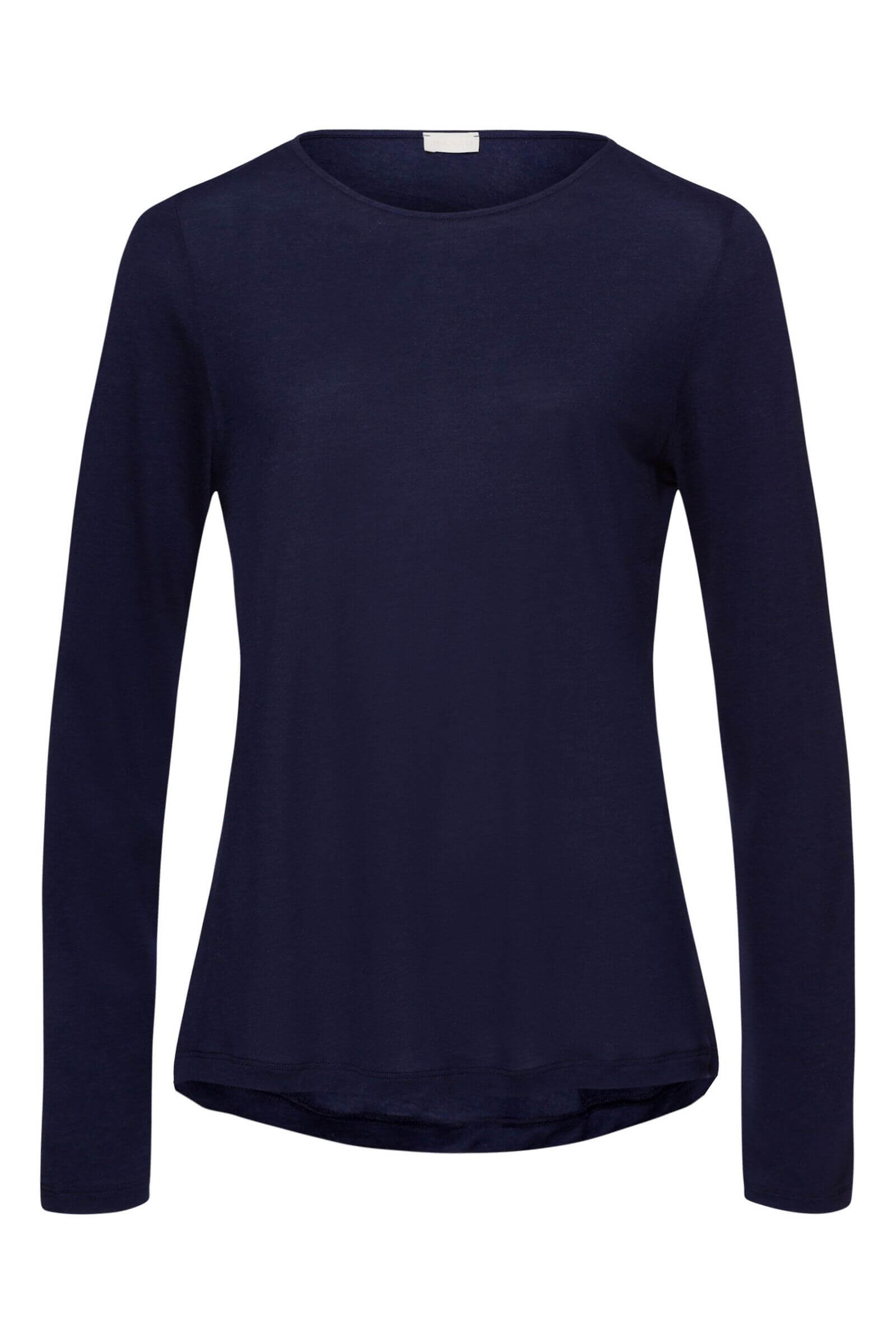 Лонгслив с добавлением шерсти. Цвет Синий (072621)