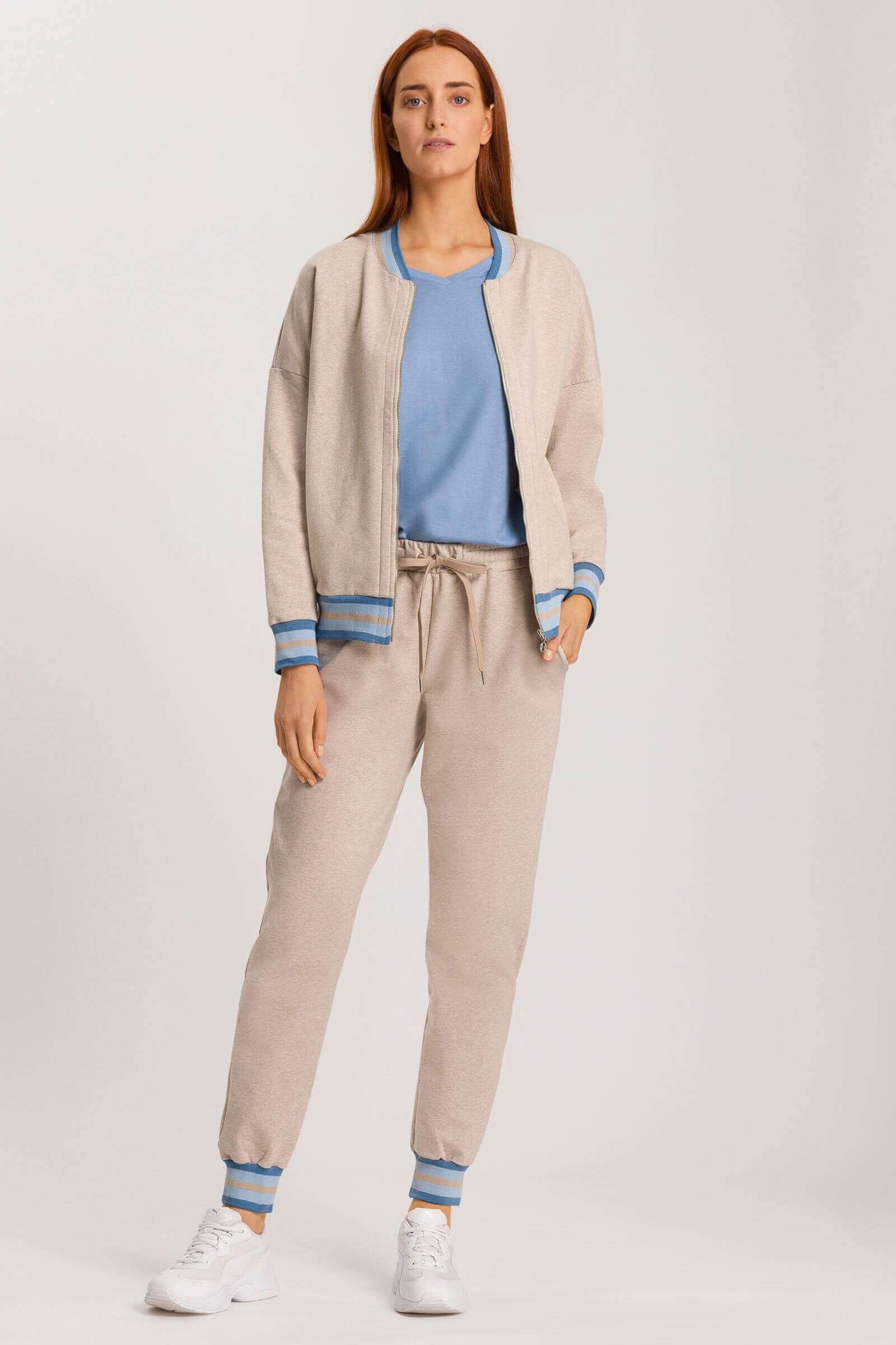 Хлопковые джоггеры. Цвет Бежевый (072895)