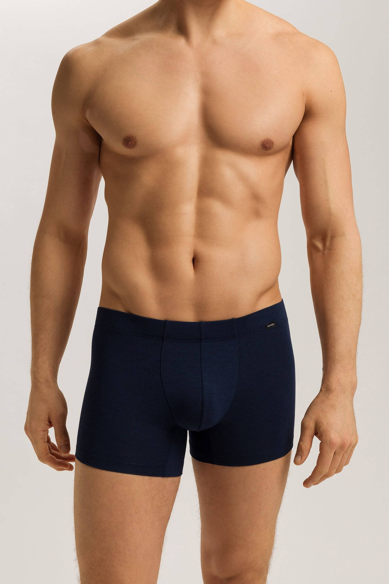 Трусы боксеры-брифы из вискозы. Цвет Синий (071610)