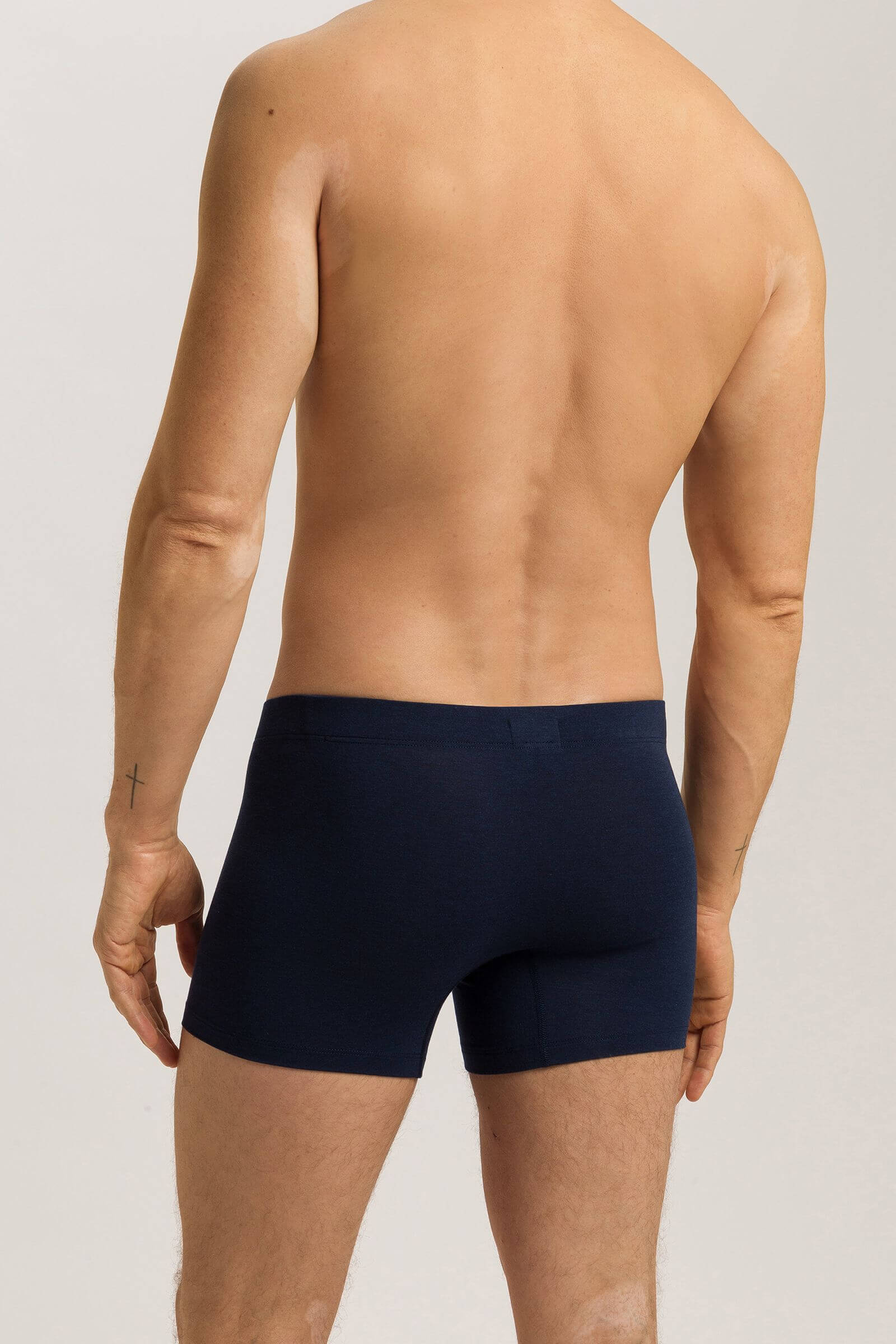 Трусы боксеры-брифы из вискозы. Цвет Синий (071610)