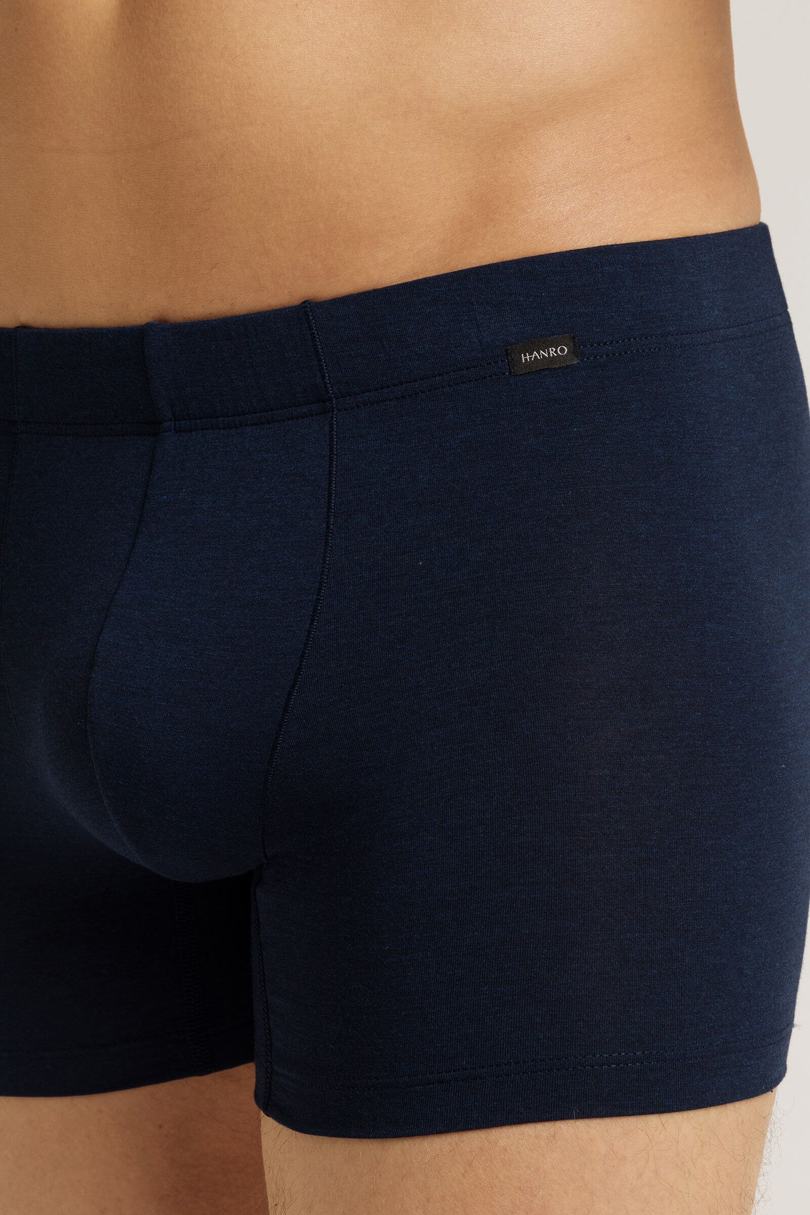 Трусы боксеры-брифы из вискозы. Цвет Синий (071610)