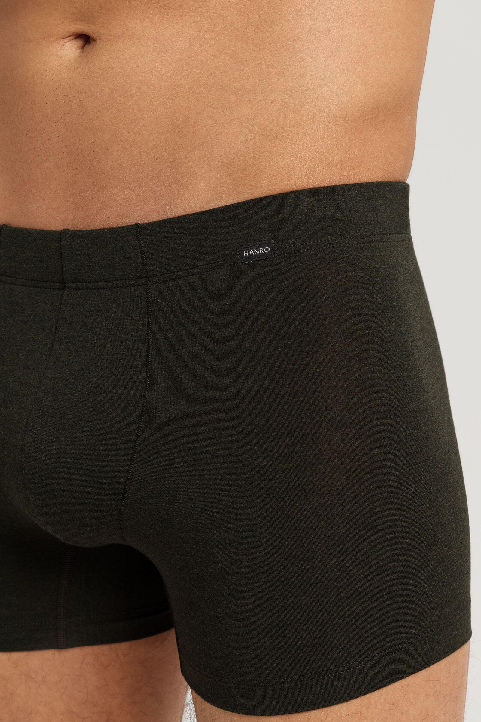 Трусы боксеры-брифы из вискозы. Цвет Зеленый (3044)