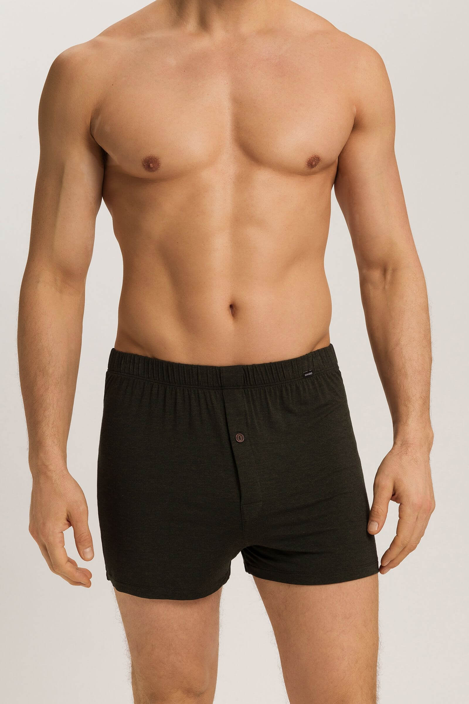 Трусы боксеры из вискозы. Цвет Черный (3044)