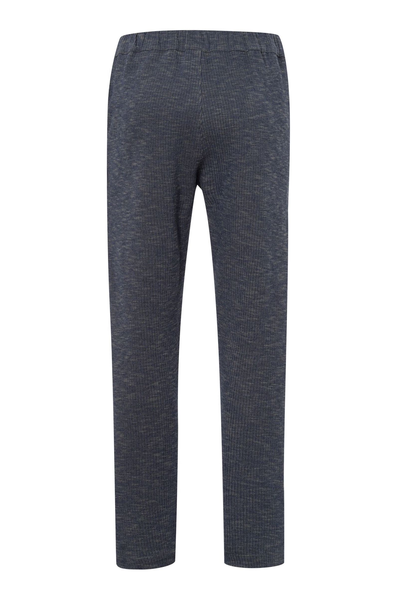 Хлопковые брюки на резинке. Цвет Синий (072398)