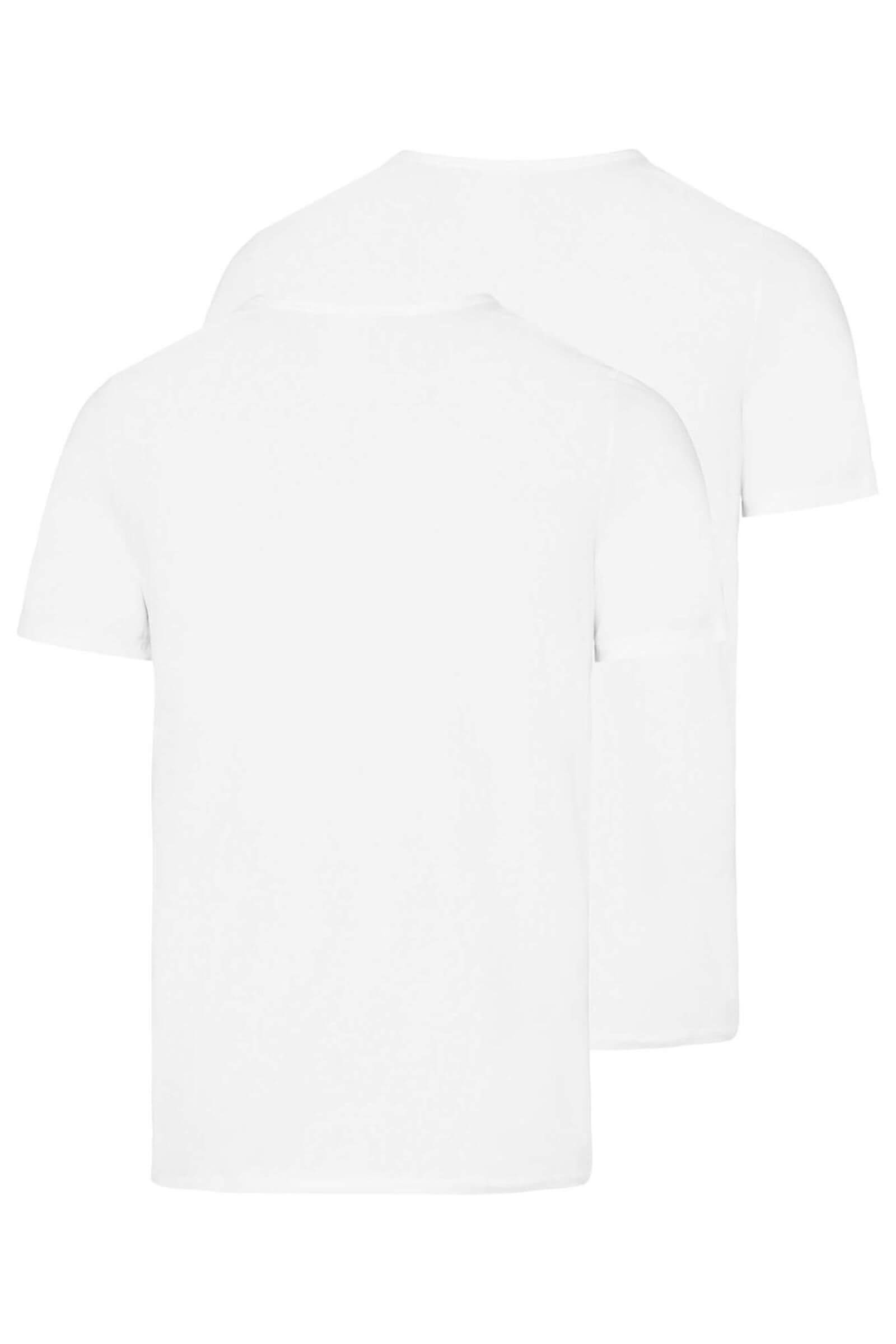 Комплект хлопковых бельевых футболок. Цвет Белый (070101)