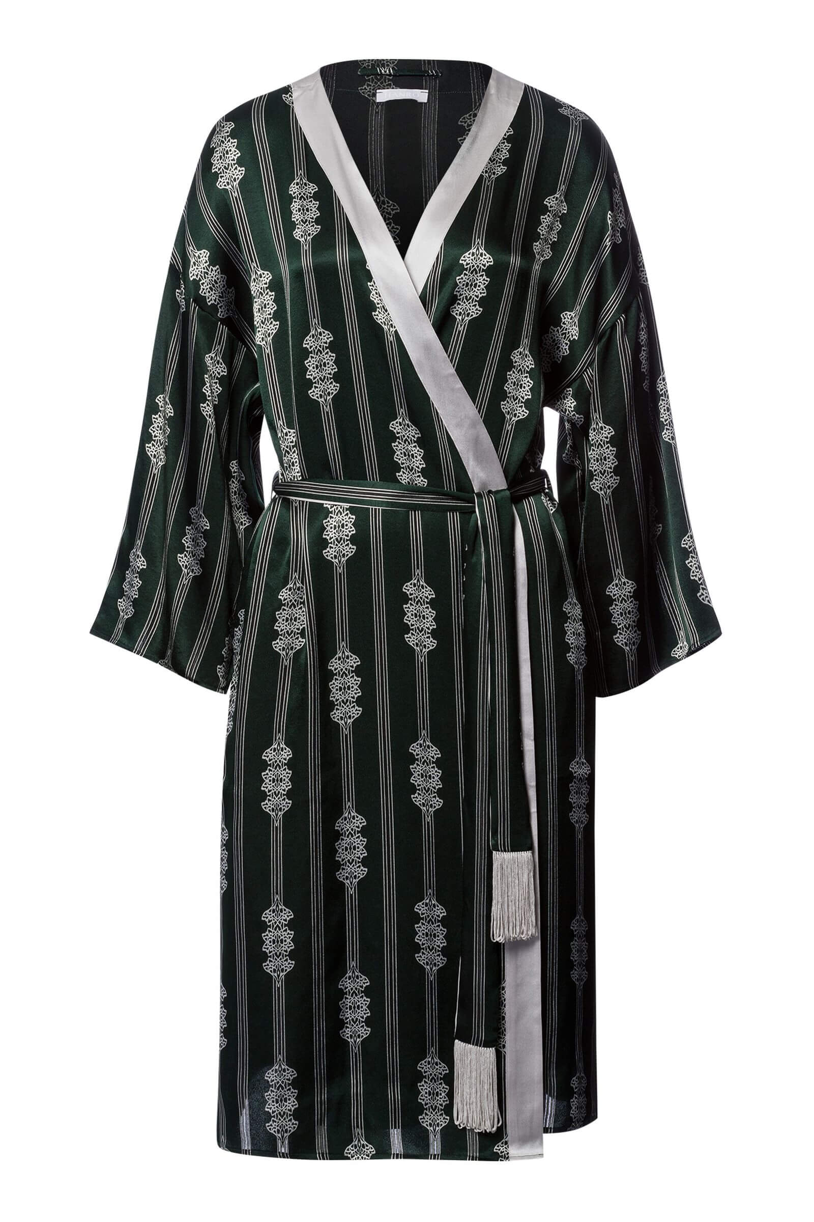 Легкий халат из вискозы. Цвет Зеленый (073060)