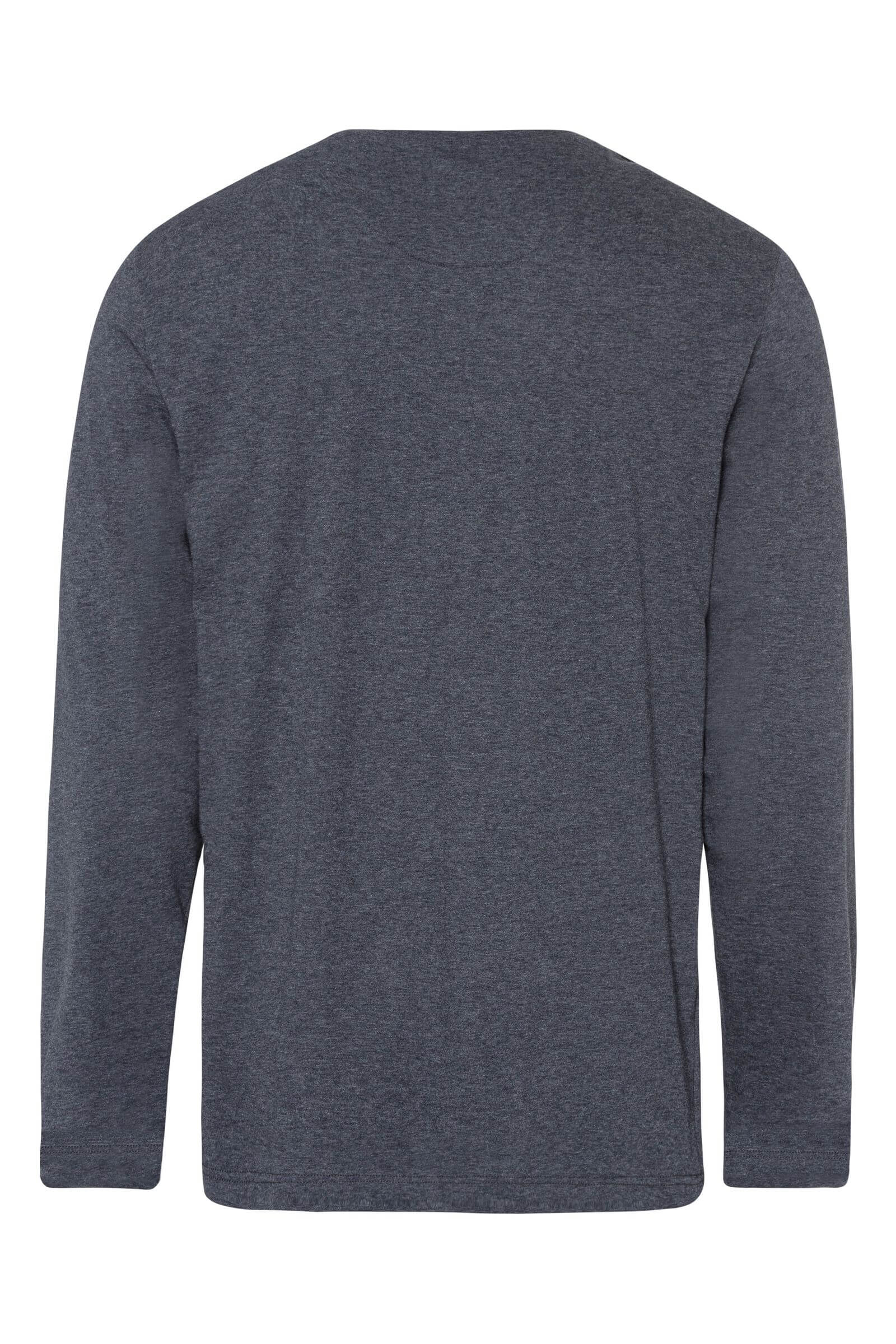 Пижамный лонгслив из 100% хлопка. Цвет Серый (071175)