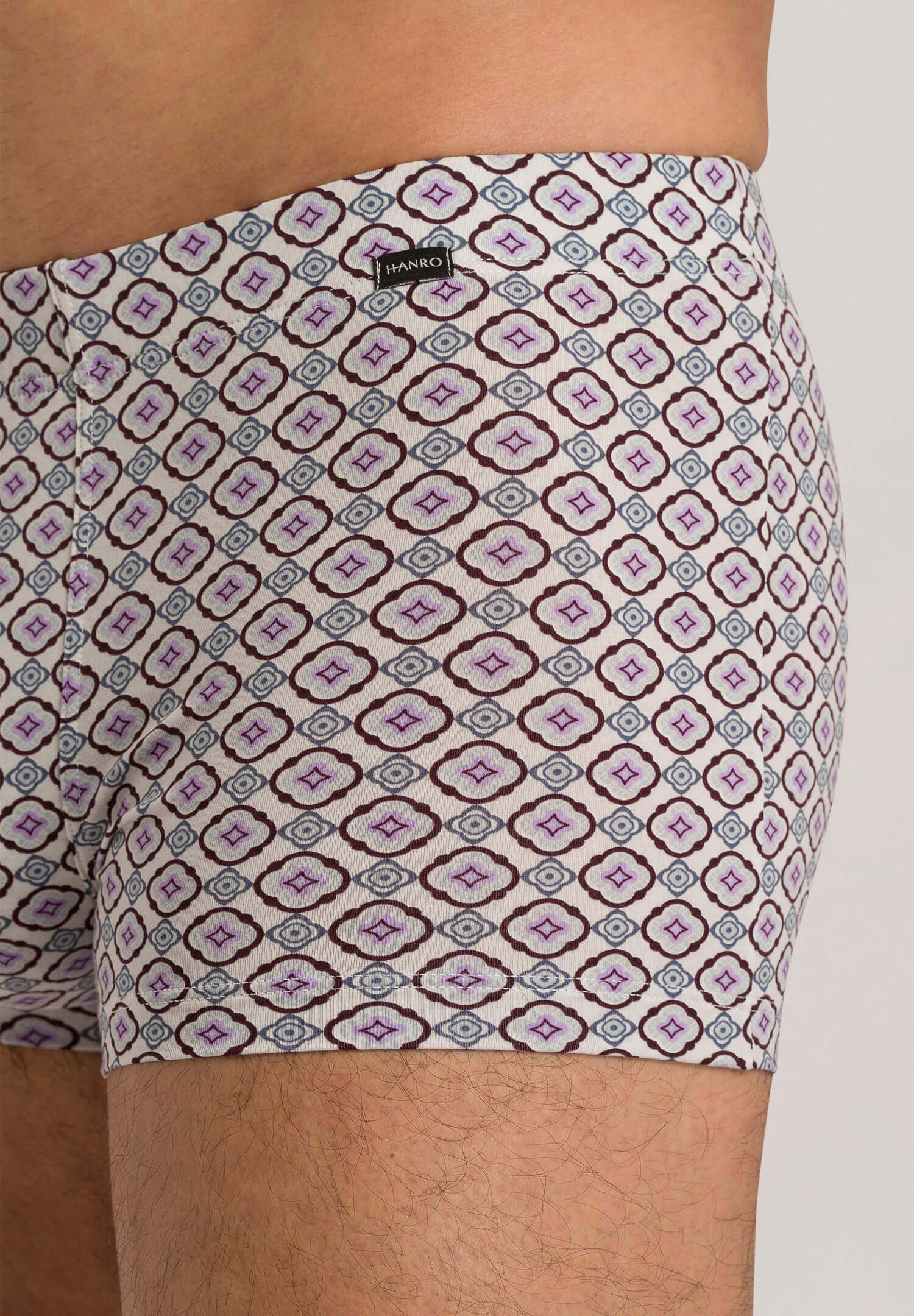 Хлопковые трусы боксеры-брифы. Цвет Серый (072946)