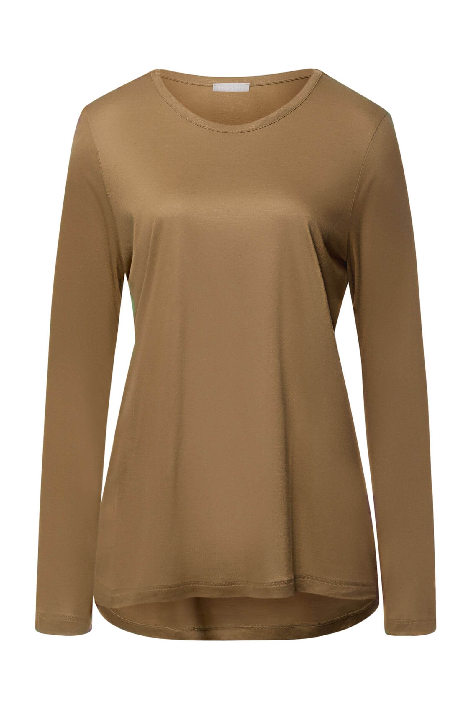 Лонгслив из 100% модала. Цвет Бежевый (071711)