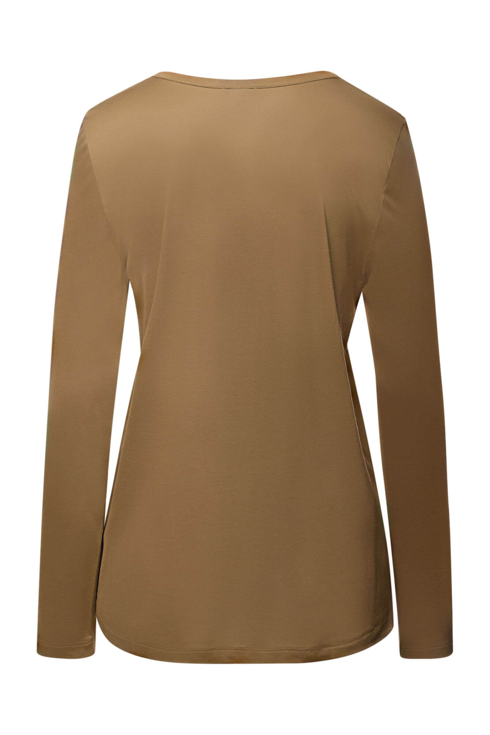 Лонгслив из 100% модала. Цвет Бежевый (071711)