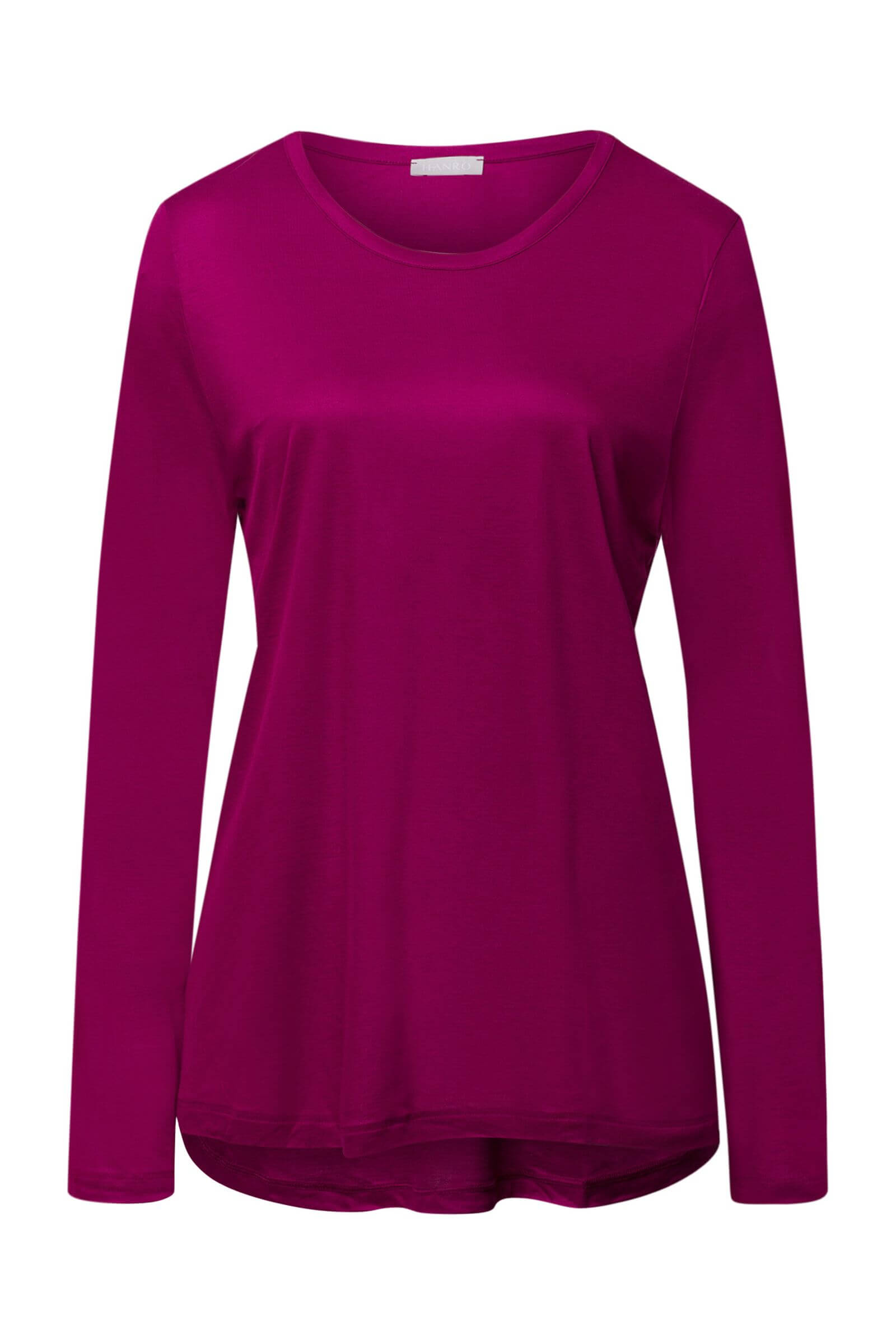 Лонгслив из 100% модала. Цвет Фуксия (072473)