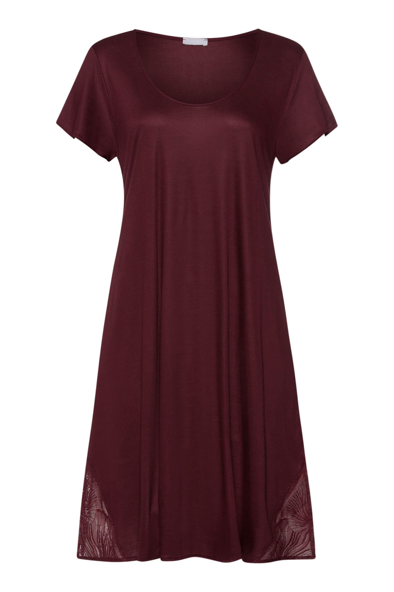 Ночная сорочка из 100% модала. Цвет Бордовый (072421)